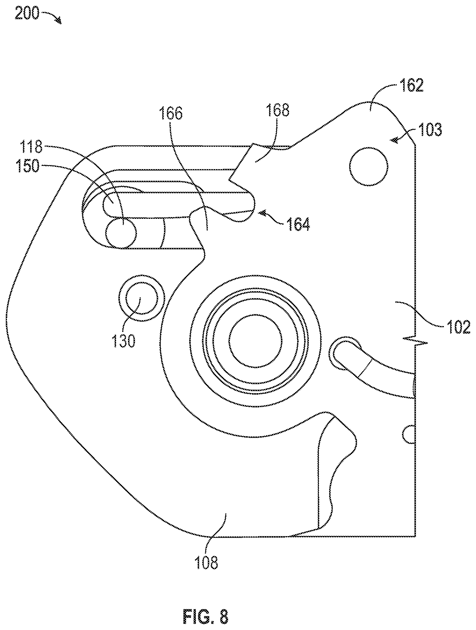 Patent US12496736 Figure 8 – Knife with safety lock