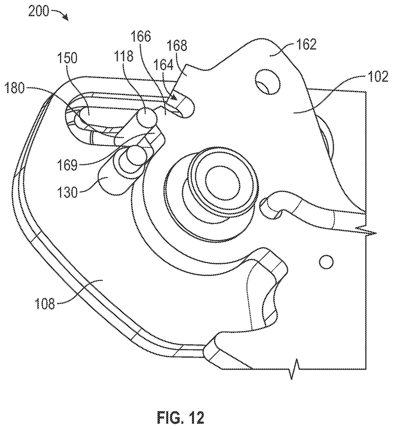 Patent US12496736 Figure 12 – Knife with safety lock