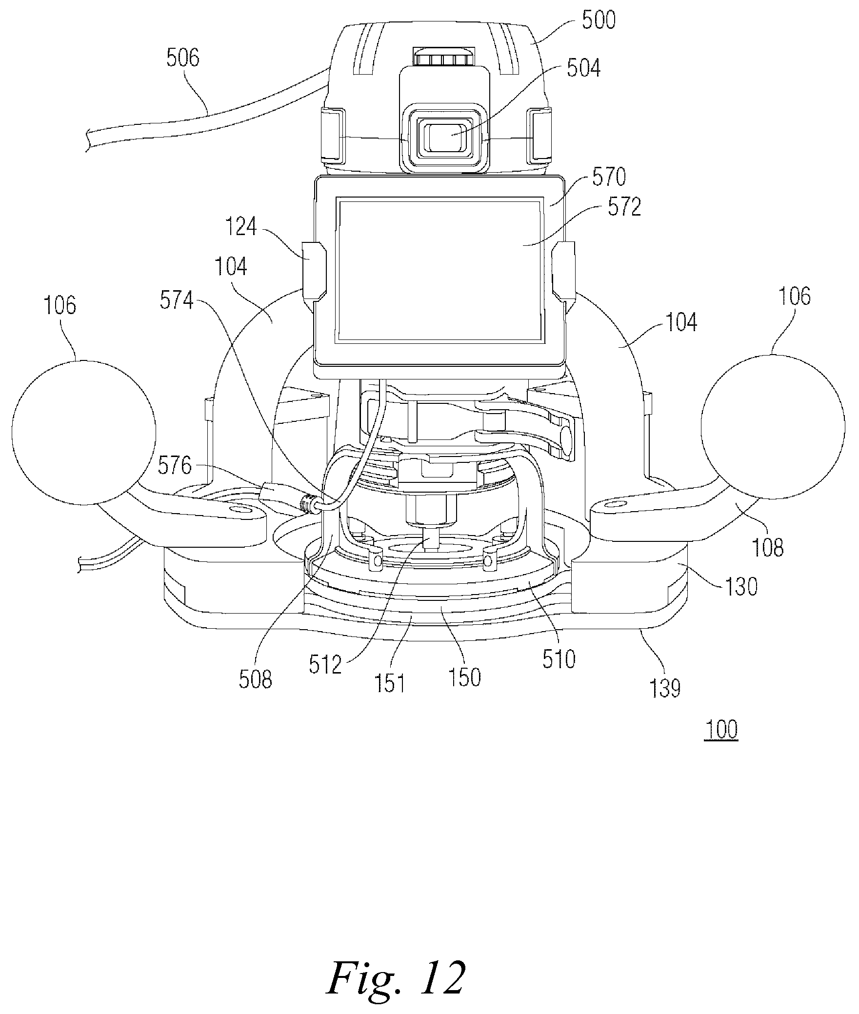 Patent US12496739 Figure 12 – Systems and methods for performing a task on a material, or locating the position of a device relative to the surface of the material