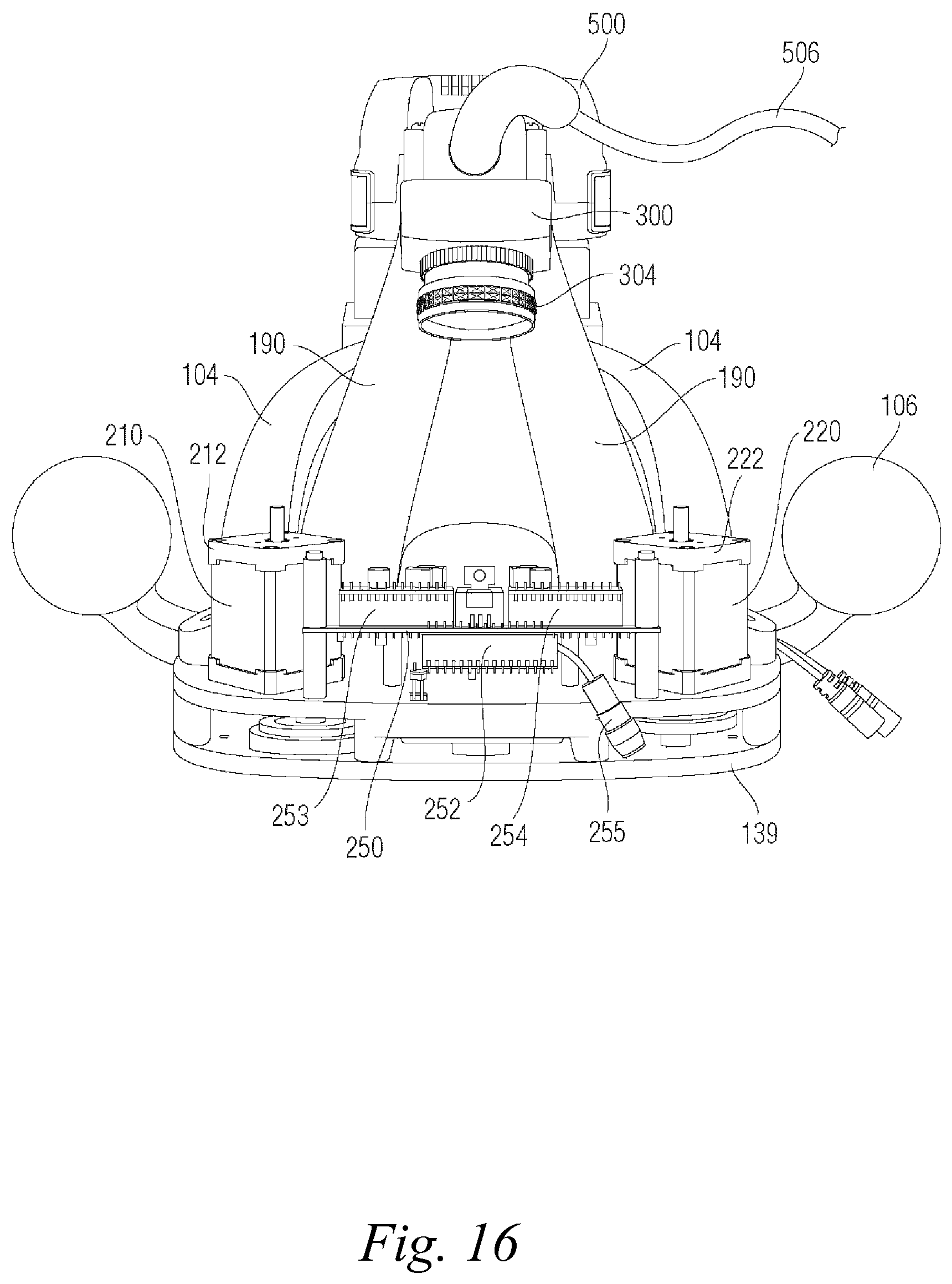 Patent US12496739 Figure 16 – Systems and methods for performing a task on a material, or locating the position of a device relative to the surface of the material