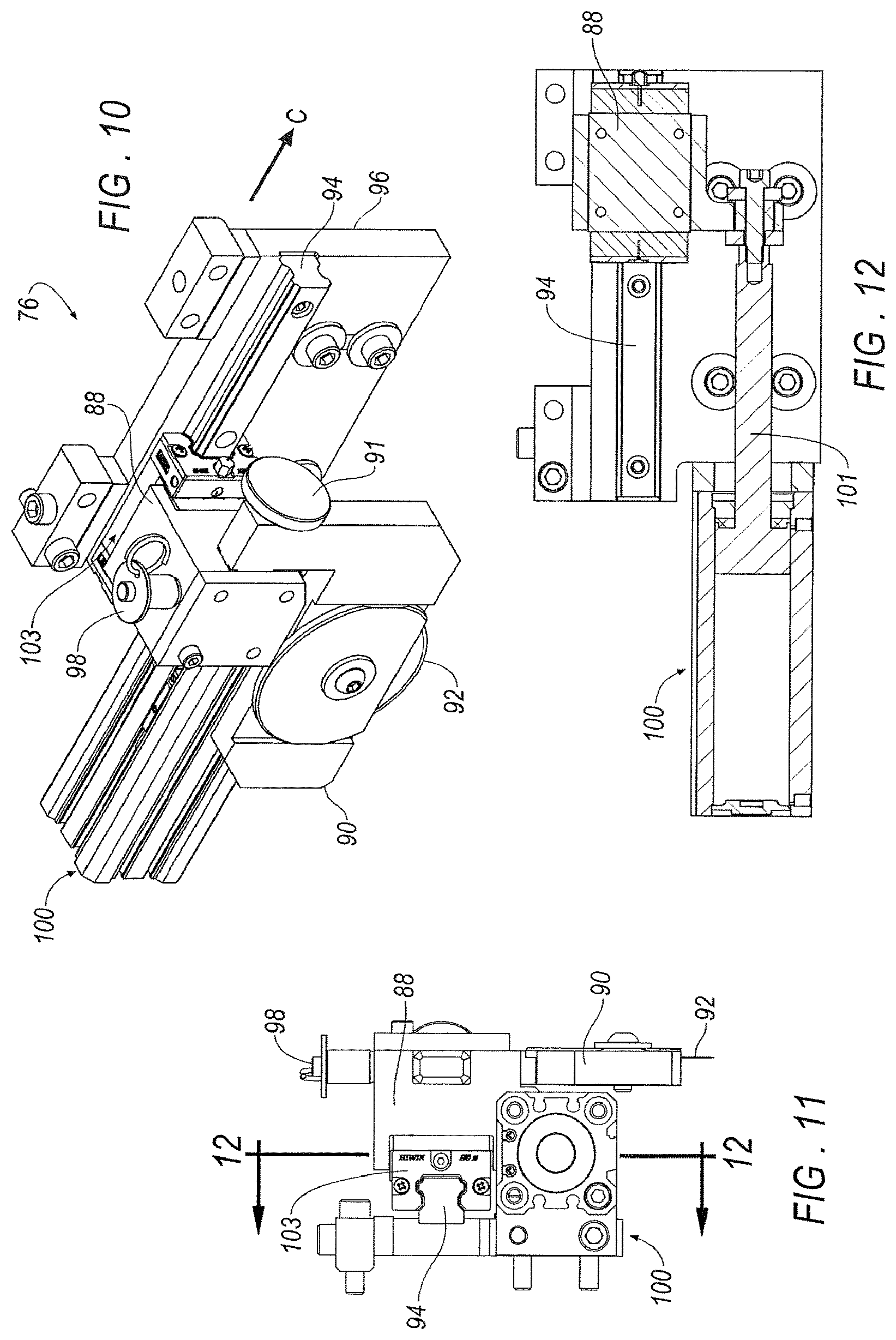 Patent US12496740 Figure 7 – Weight material cutting, dispensing and applying systems