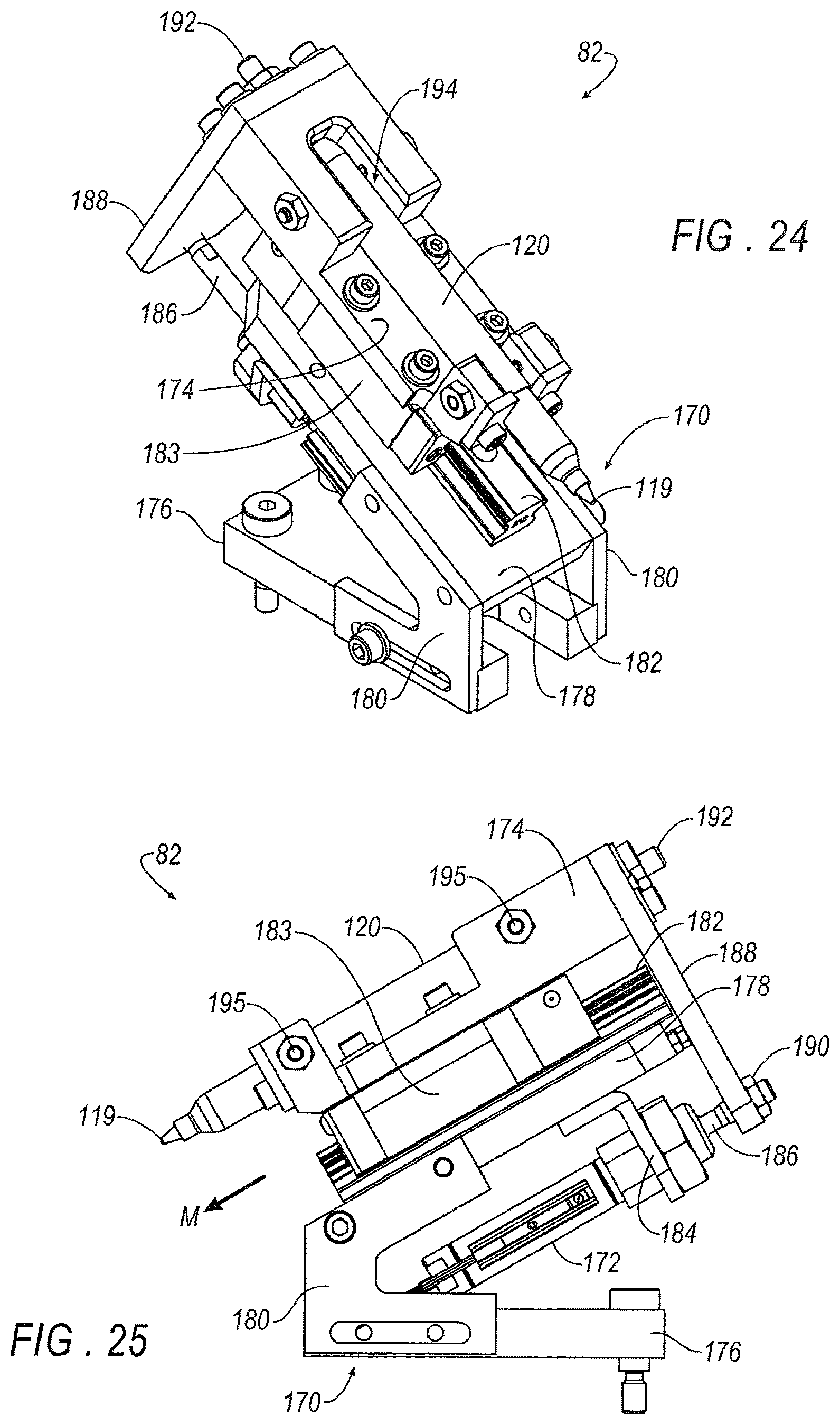 Patent US12496740 Figure 14 – Weight material cutting, dispensing and applying systems