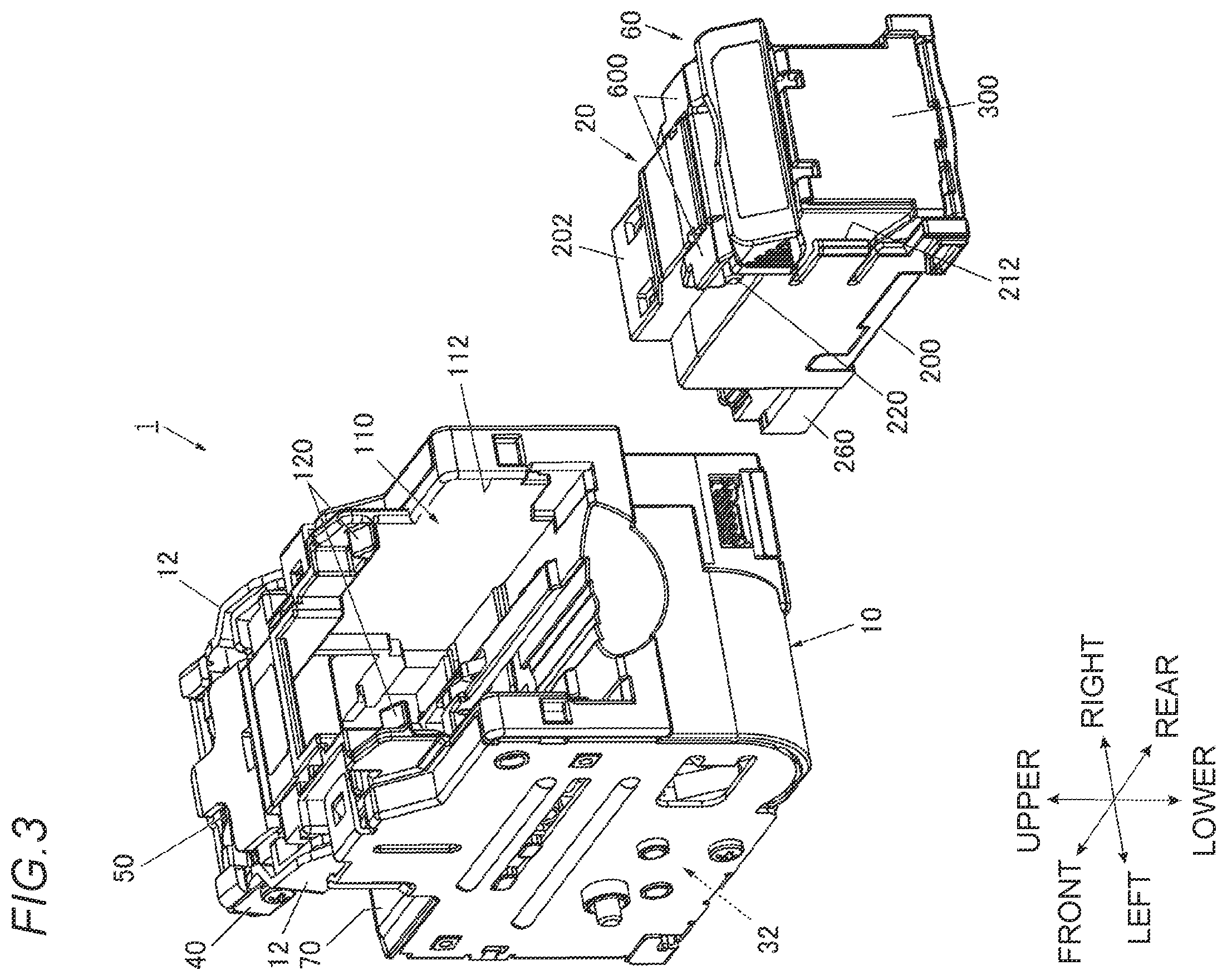 Patent US12496743 Figure 3 – Cartridge and stapler