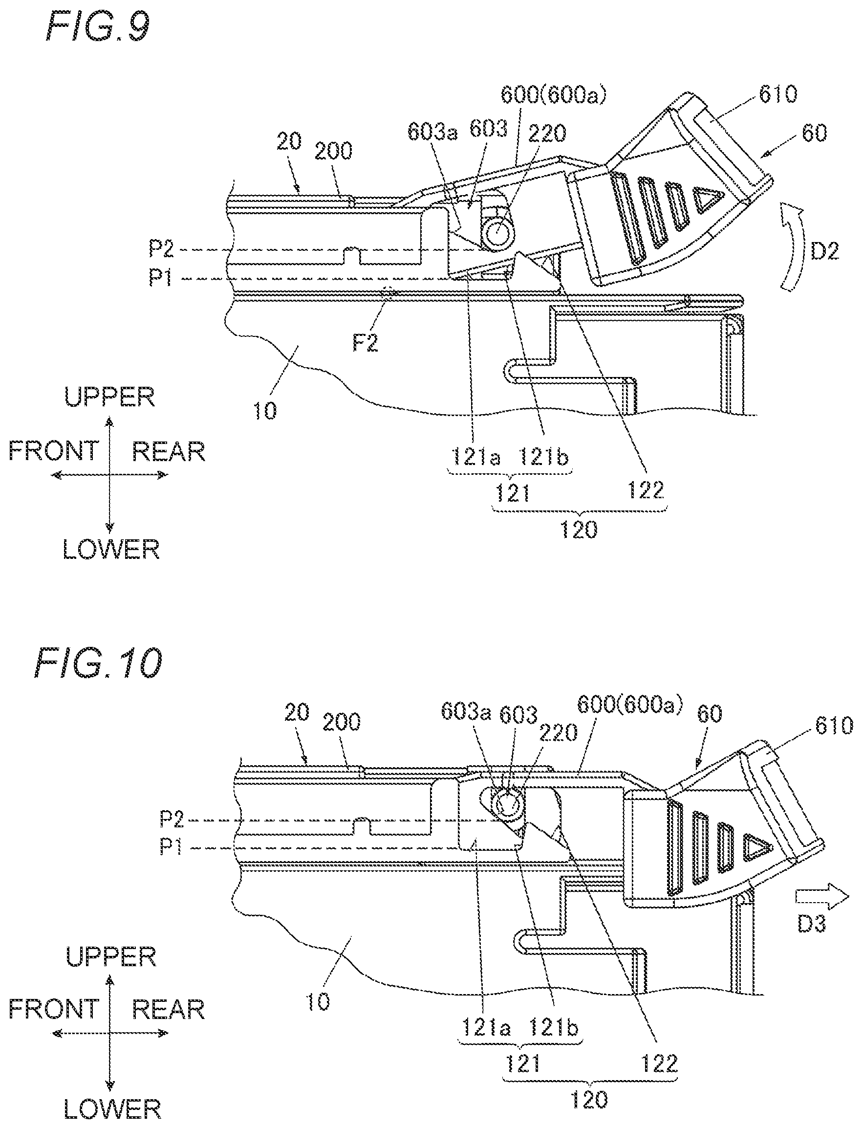 Patent US12496743 Figure 8 – Cartridge and stapler