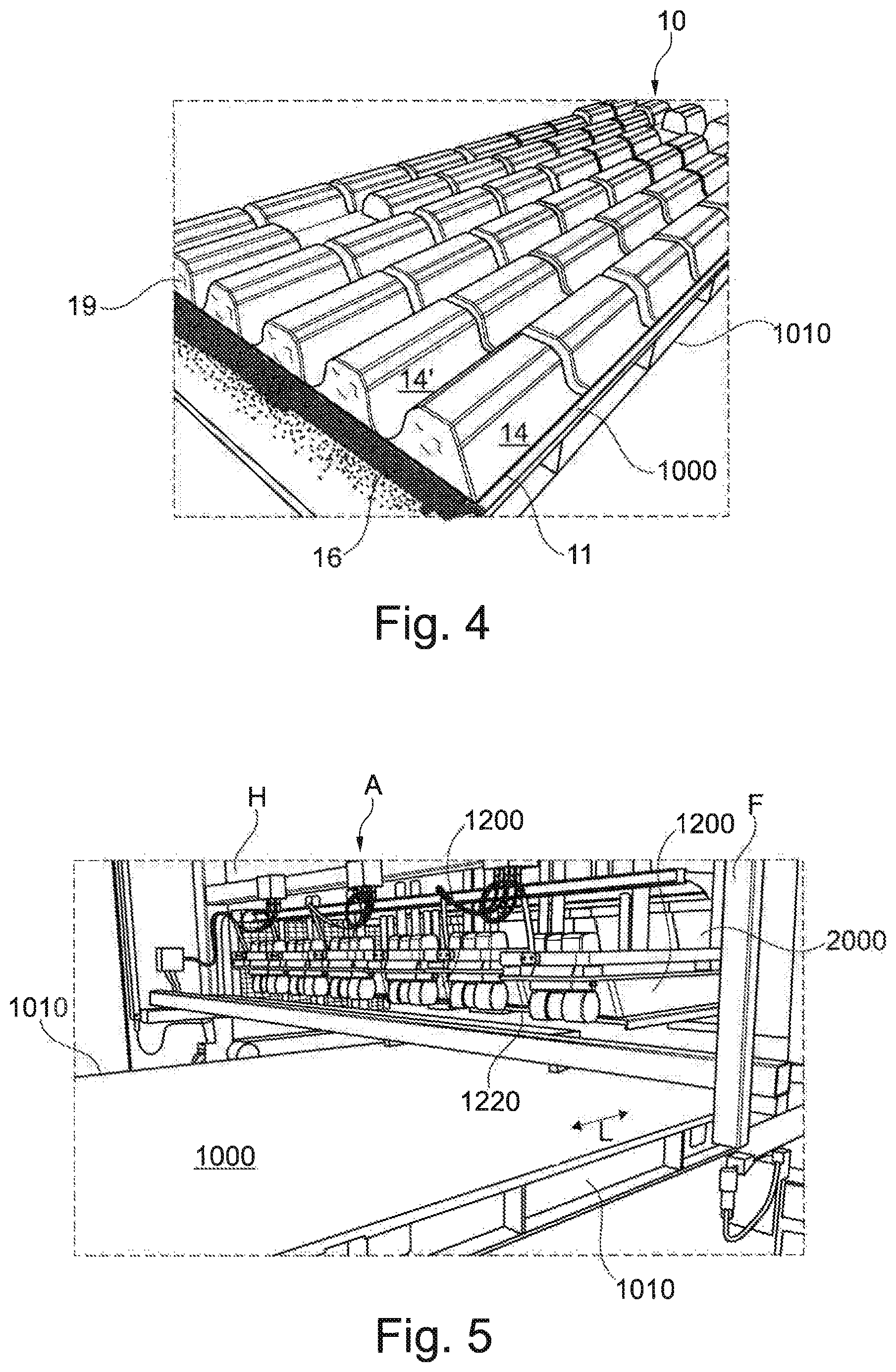 Patent US12496744 Figure 4 – Method of making a building element, an apparatus for making the building element, and a building element made by the method