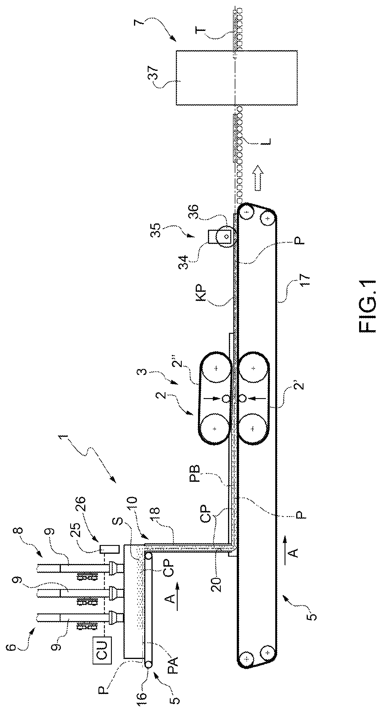 Patent US12496745 Figure 1 – Method and system to manufacture ceramic articles