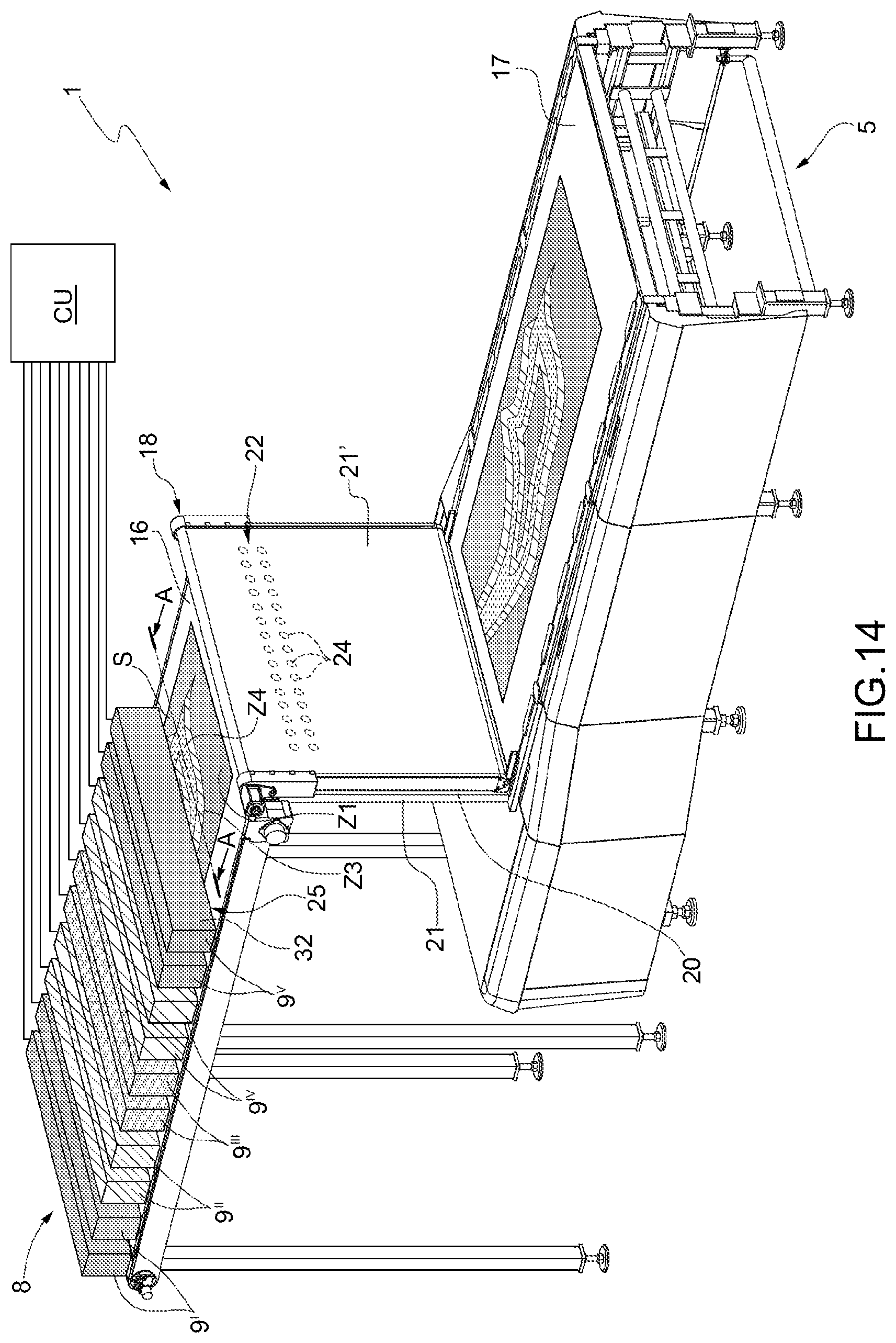 Patent US12496745 Figure 15 – Method and system to manufacture ceramic articles
