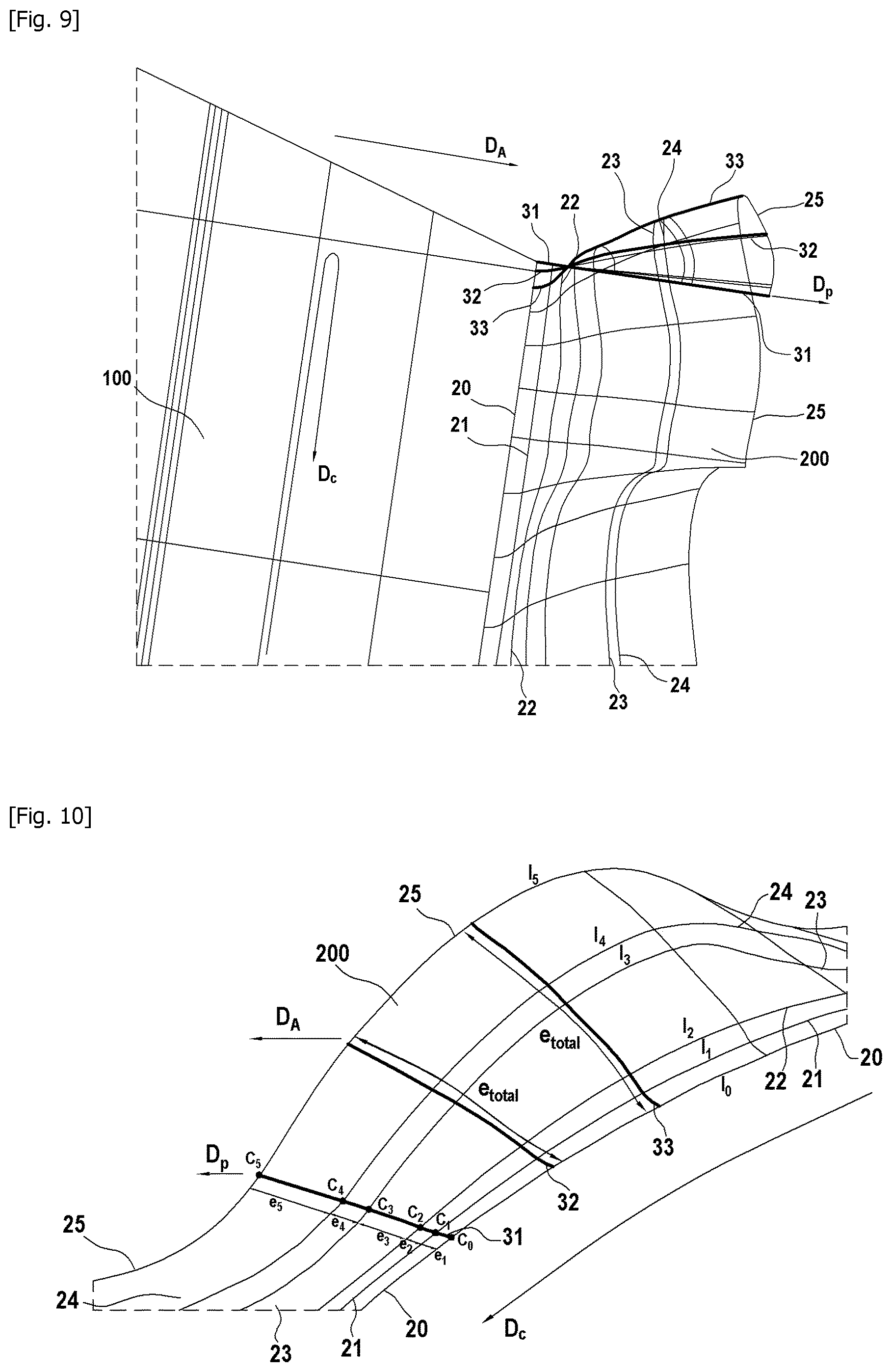 Patent US12496748 Figure 6 – Geometry of a lay-up surface