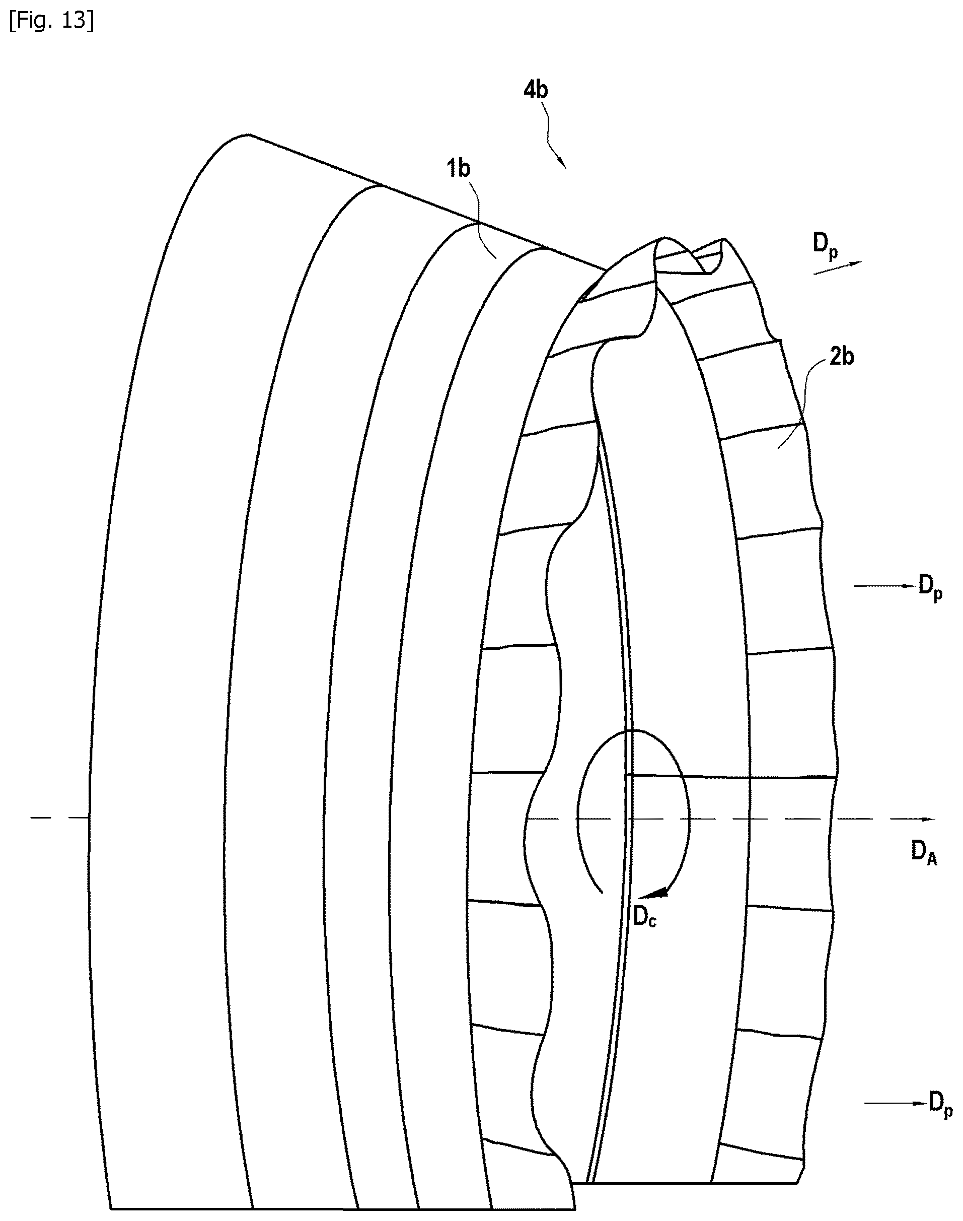 Patent US12496748 Figure 9 – Geometry of a lay-up surface