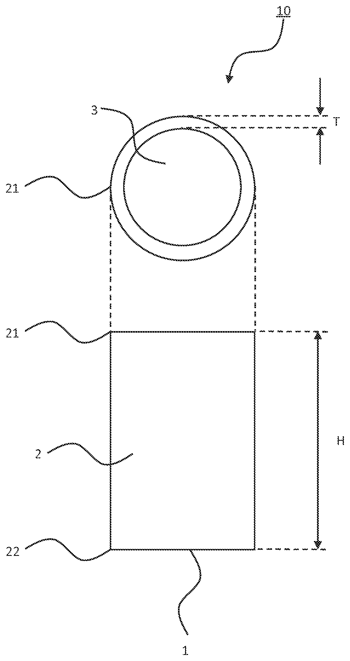 Patent US12496755 Figure 1 – Injection molded article