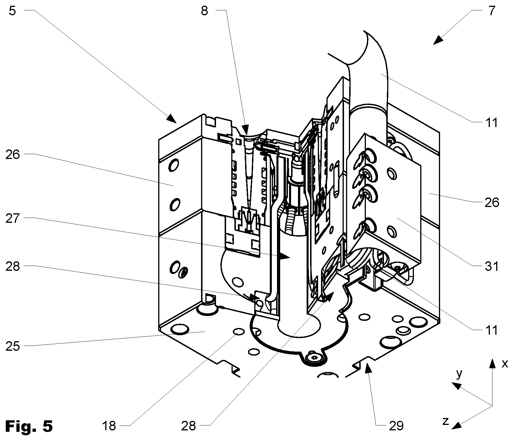 Patent US12496757 Figure 4 – Injection mold