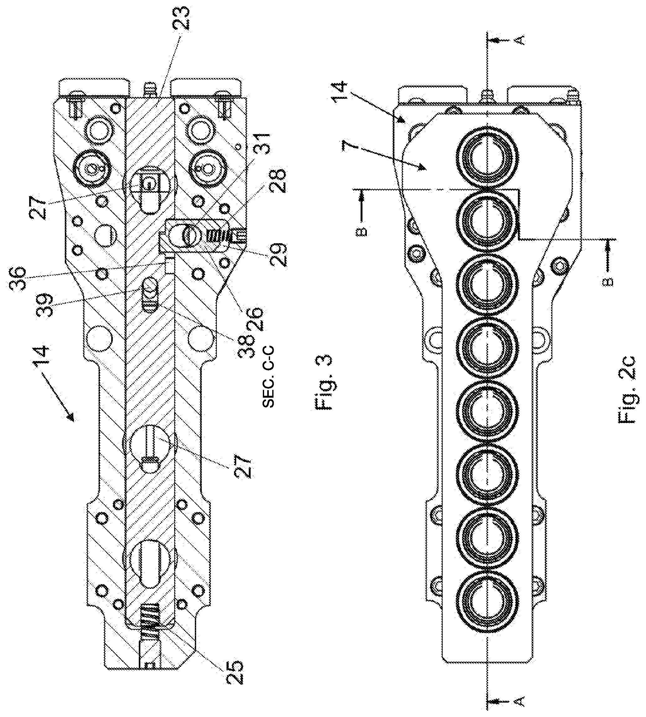 Patent US12496759 Figure 4 – Cooling device for a plurality of preforms or tubular containers