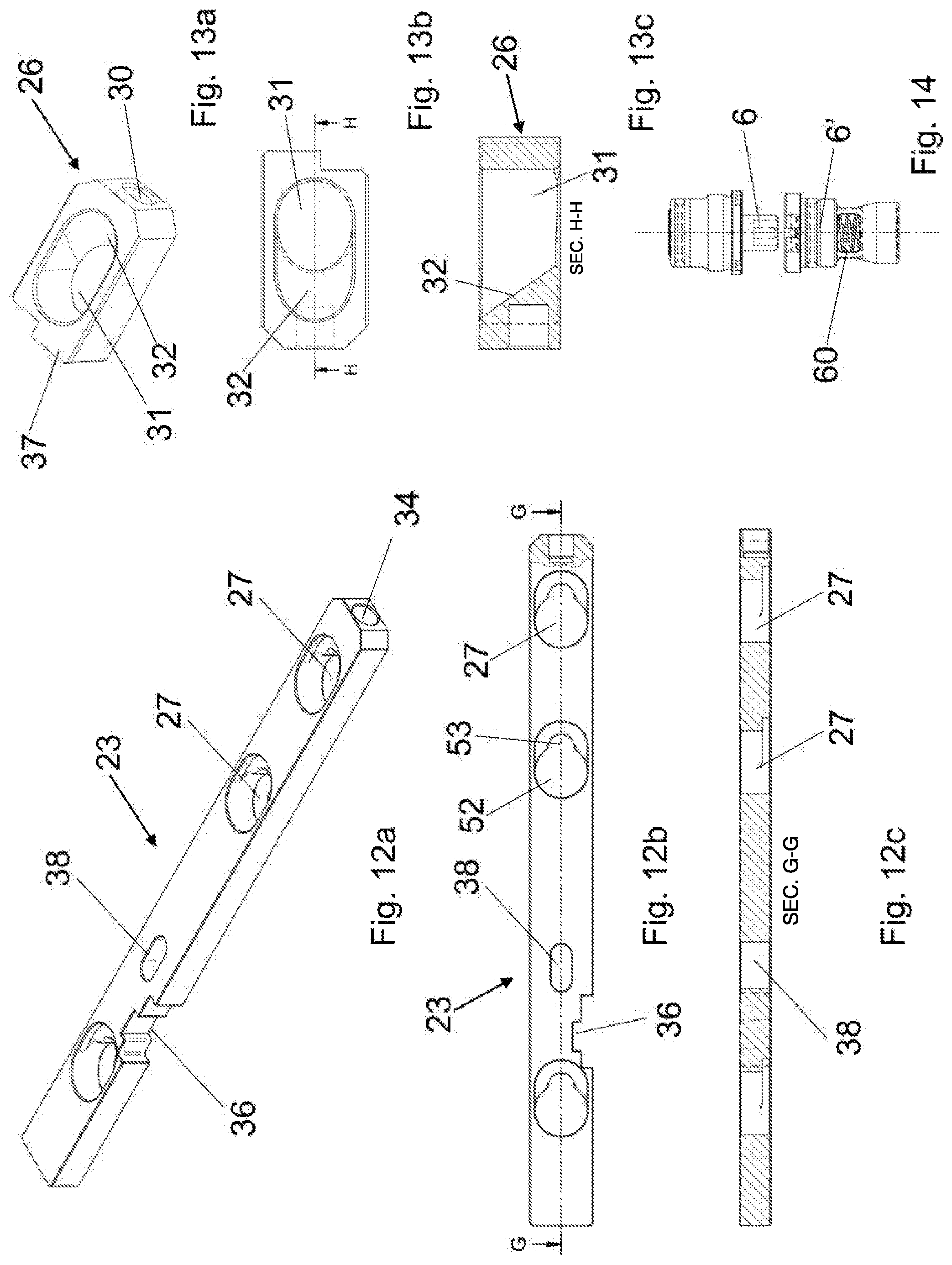 Patent US12496759 Figure 10 – Cooling device for a plurality of preforms or tubular containers