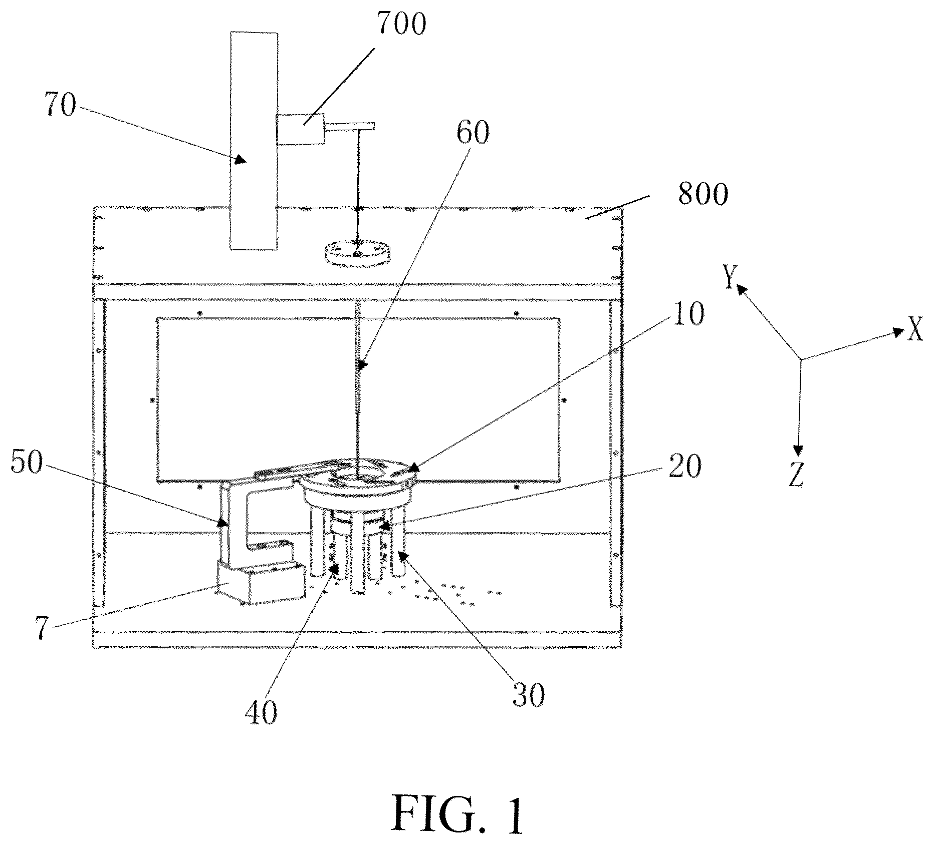 Patent US12496761 — Sealing apparatus, sealing and cutting device, and processing method — Figure 1
