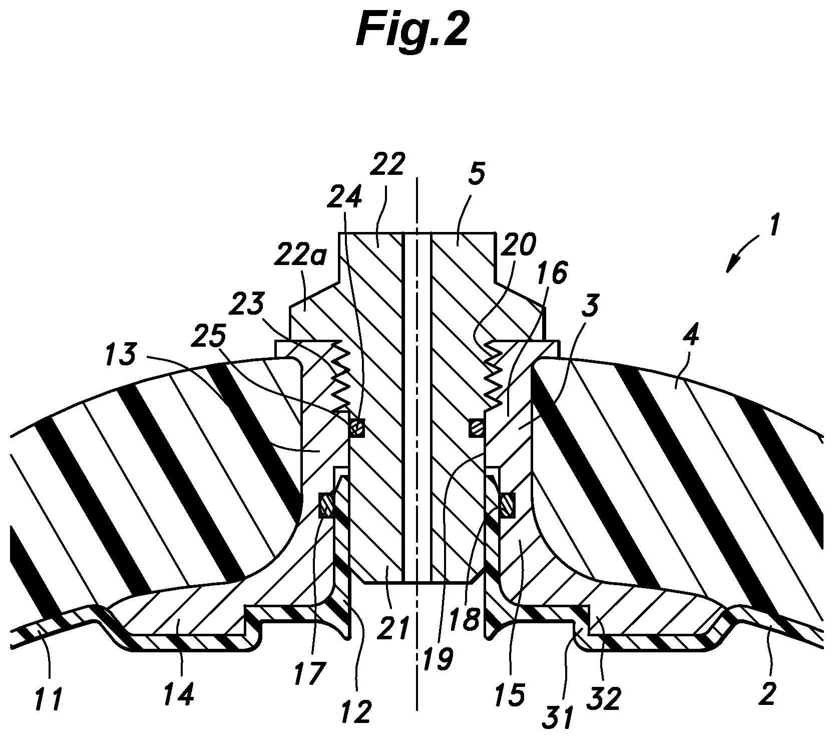 Patent US12496763 Figure 2 – Blow molding device and manufacturing method of resin liner for pressure vessel using the same