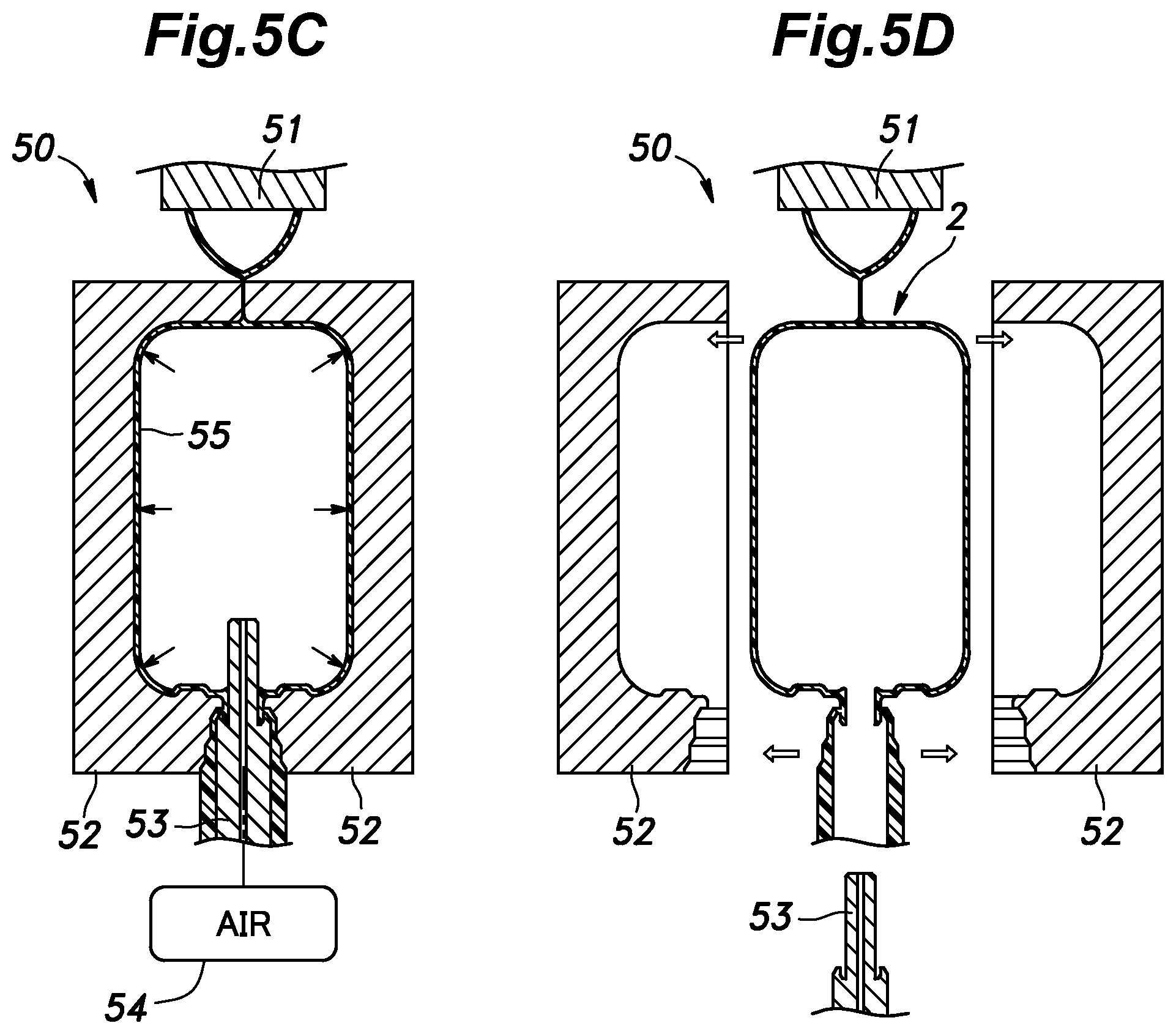 Patent US12496763 Figure 6 – Blow molding device and manufacturing method of resin liner for pressure vessel using the same