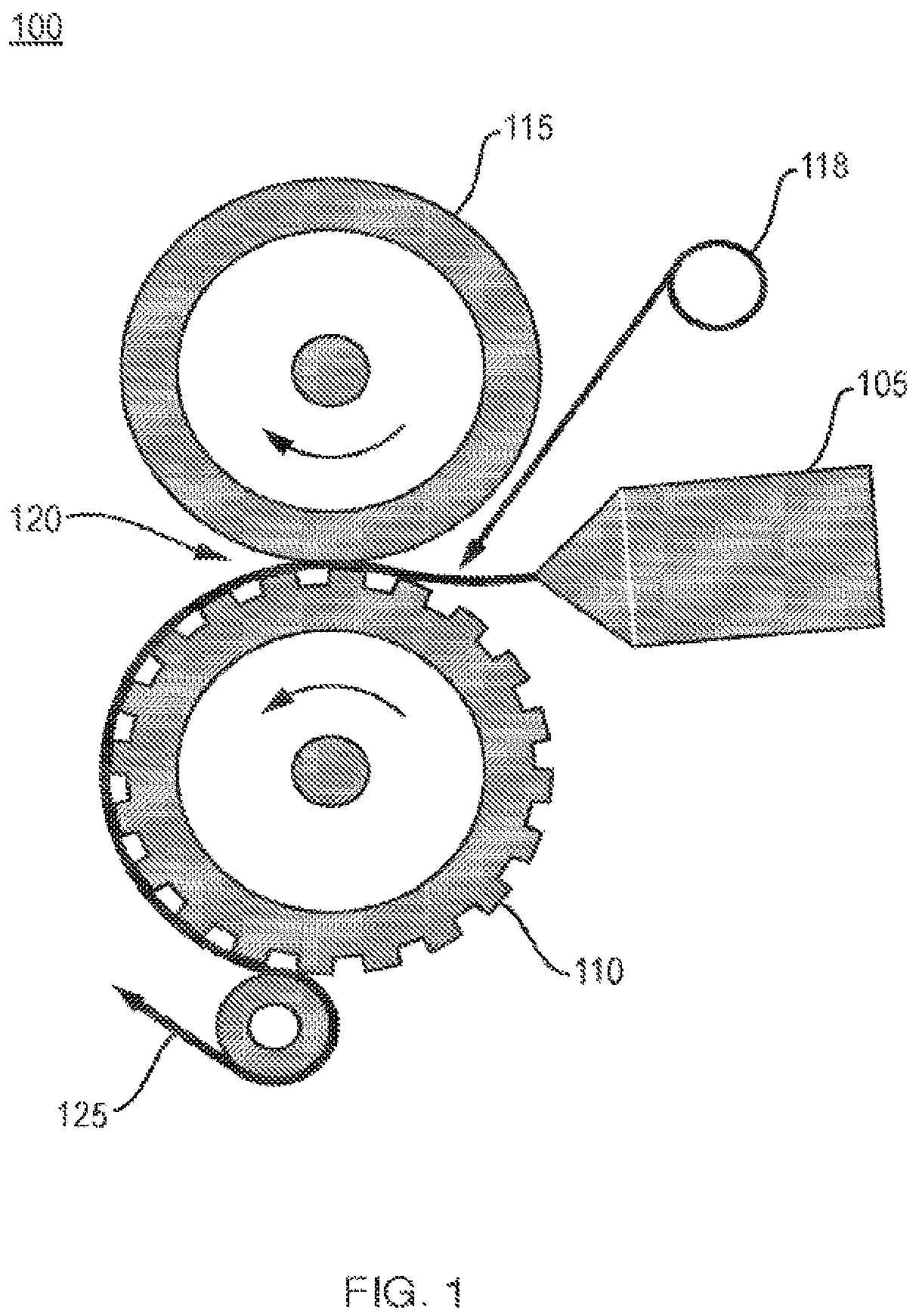 Patent US12496764 Figure 1 – Extrusion perforation system and method