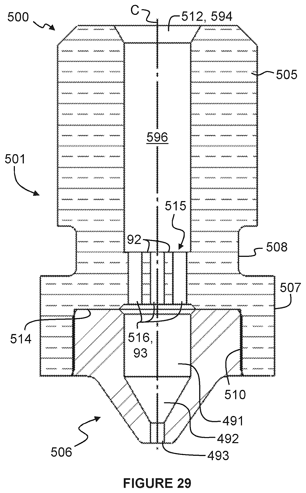 Patent US12496778 Figure 9 – Liquefier nozzle for an additive manufacturing system