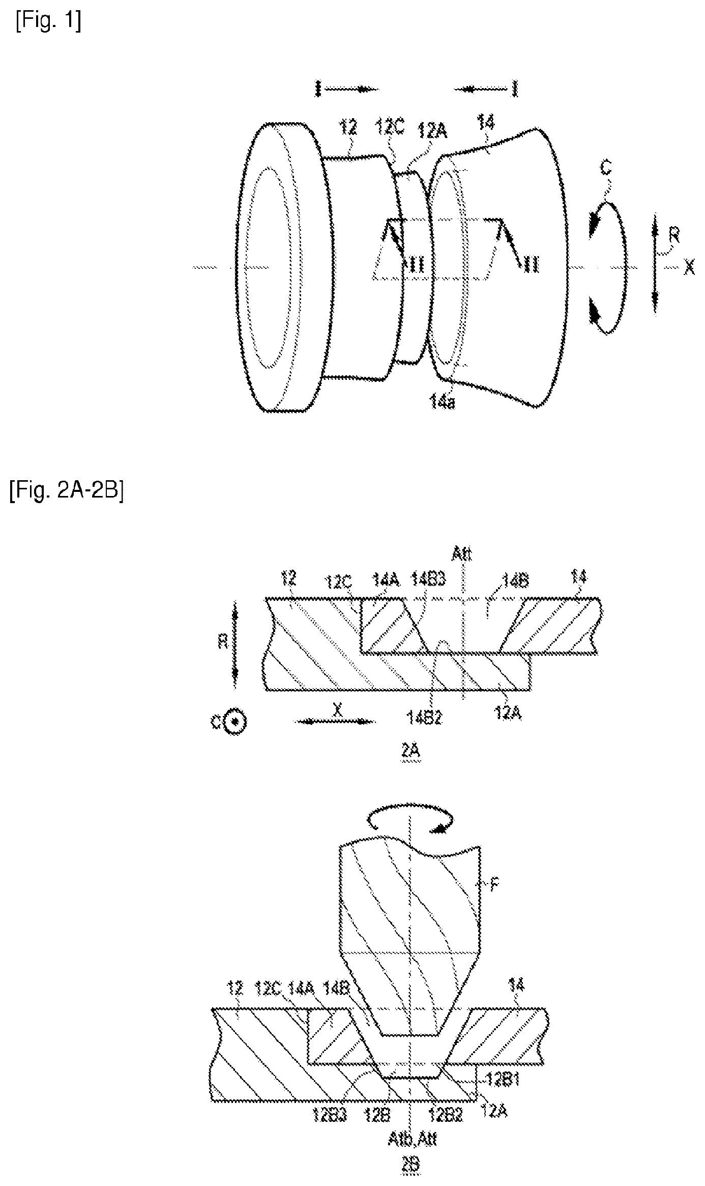 Patent US12496783 Figure 1 – Method for assembling a first metal part with a second part made of an organic matrix composite material