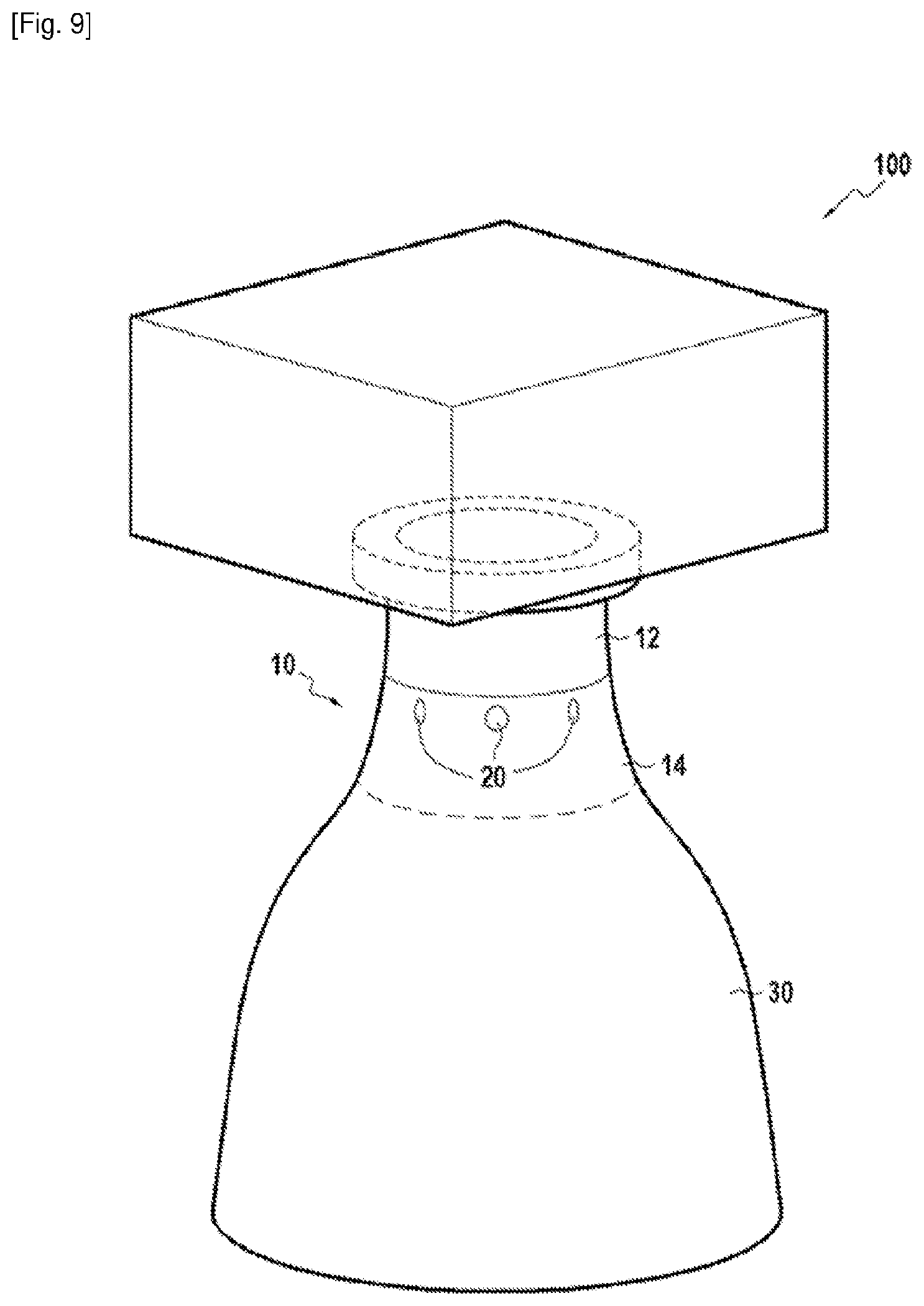 Patent US12496783 Figure 6 – Method for assembling a first metal part with a second part made of an organic matrix composite material