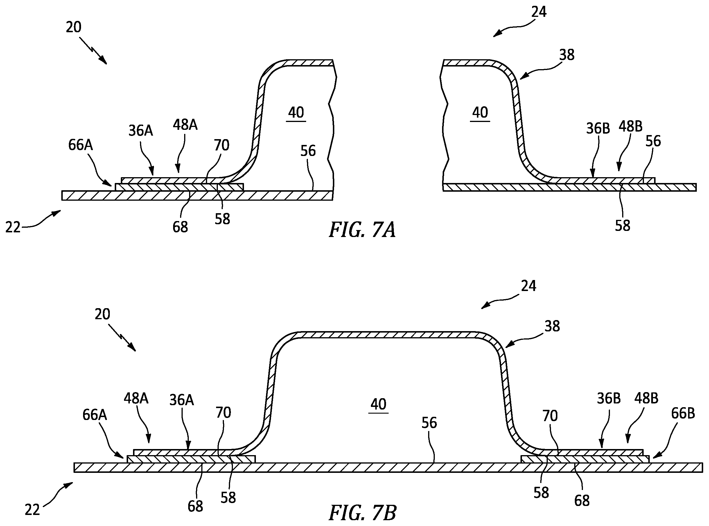 Patent US12496784 Figure 8 – Shimming welded interface(s) between thermoplastic components