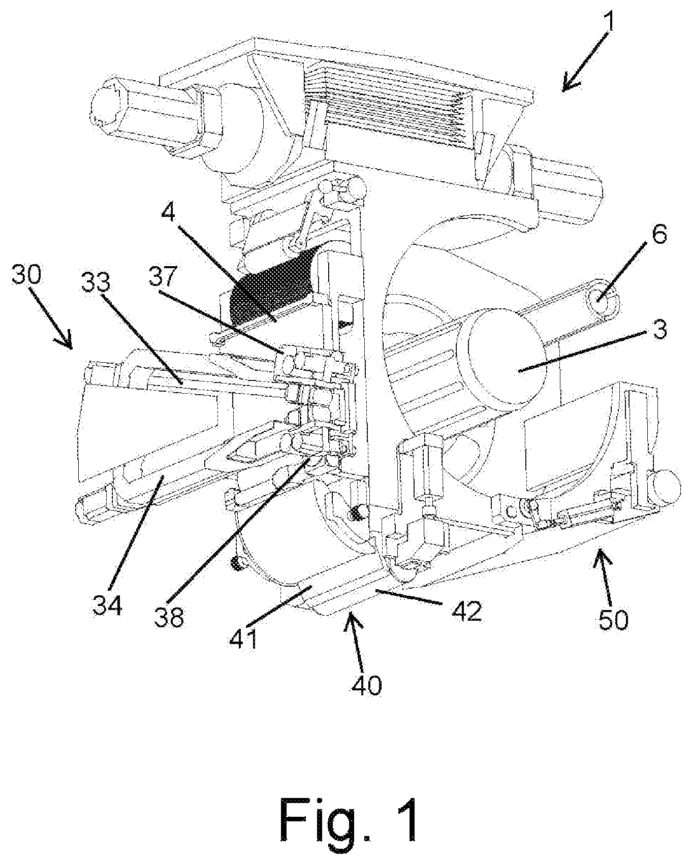 Patent US12496785 Figure 1 – Composite tape applicator head