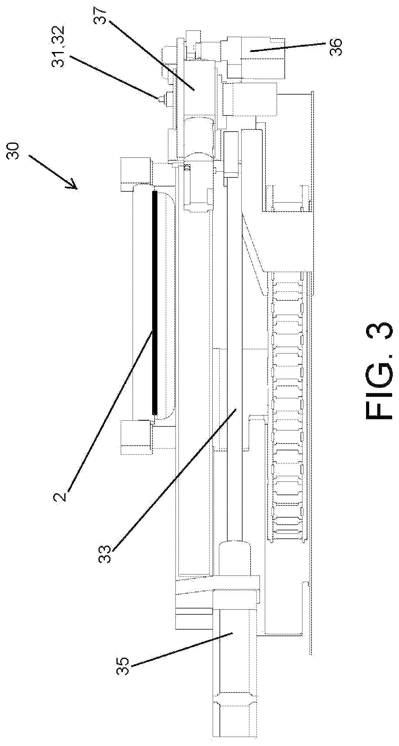 Patent US12496785 Figure 3 – Composite tape applicator head