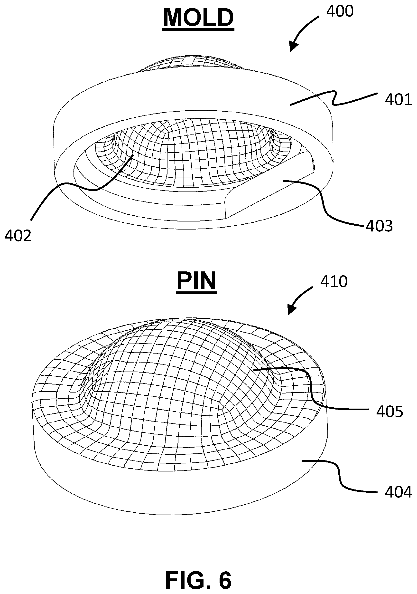 Patent US12496790 Figure 6 – Customized manufacture of molds for making wavefront-customized contact lens using a wavefront aberrometer