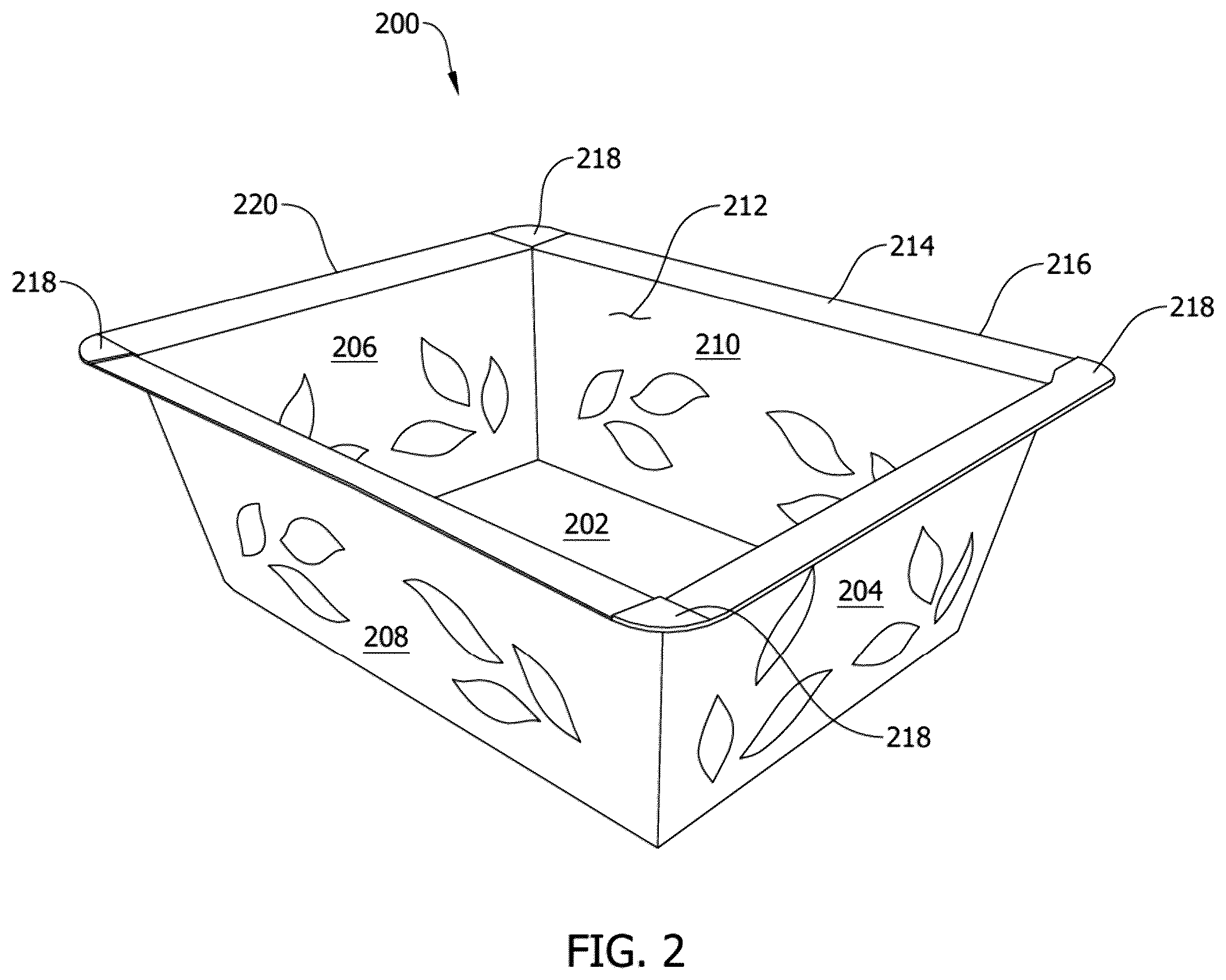 Patent US12496796 Figure 2 – Methods and machine for forming containers having top flange with glued corners
