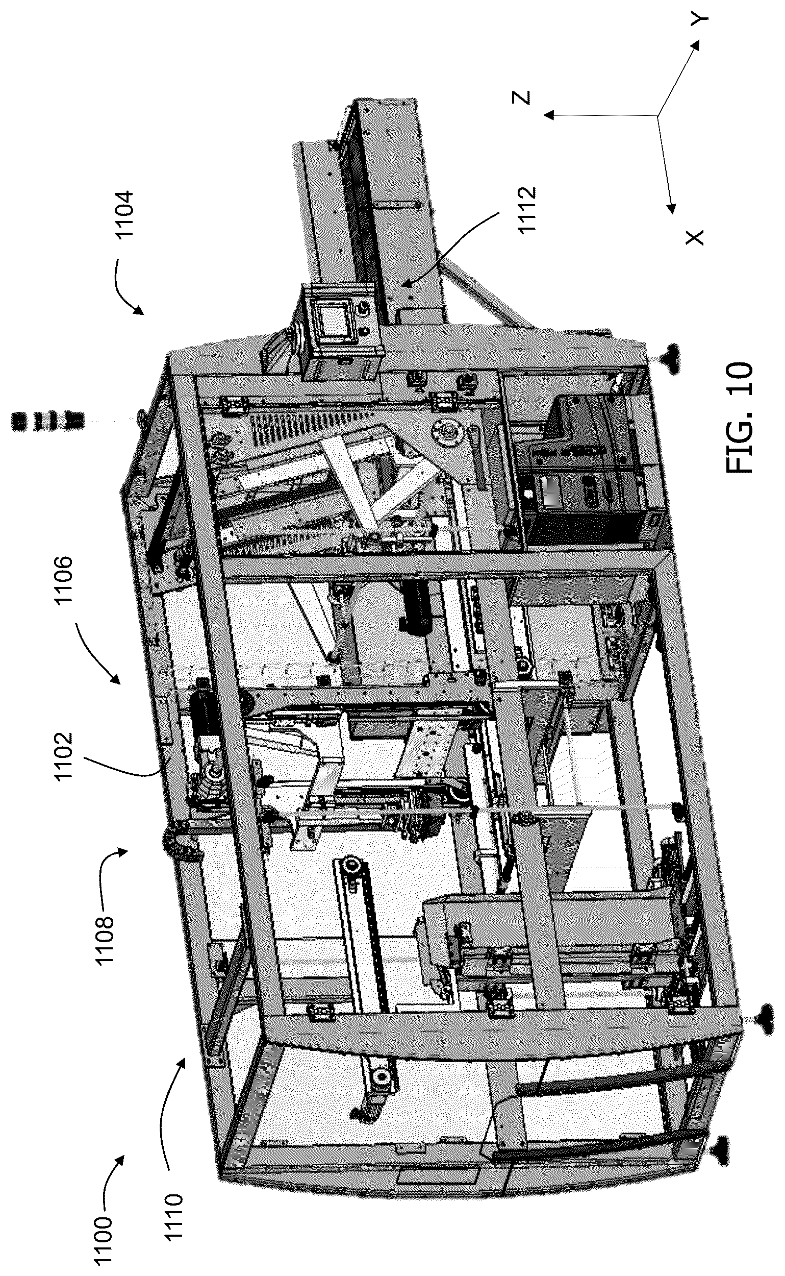Patent US12496796 Figure 10 – Methods and machine for forming containers having top flange with glued corners