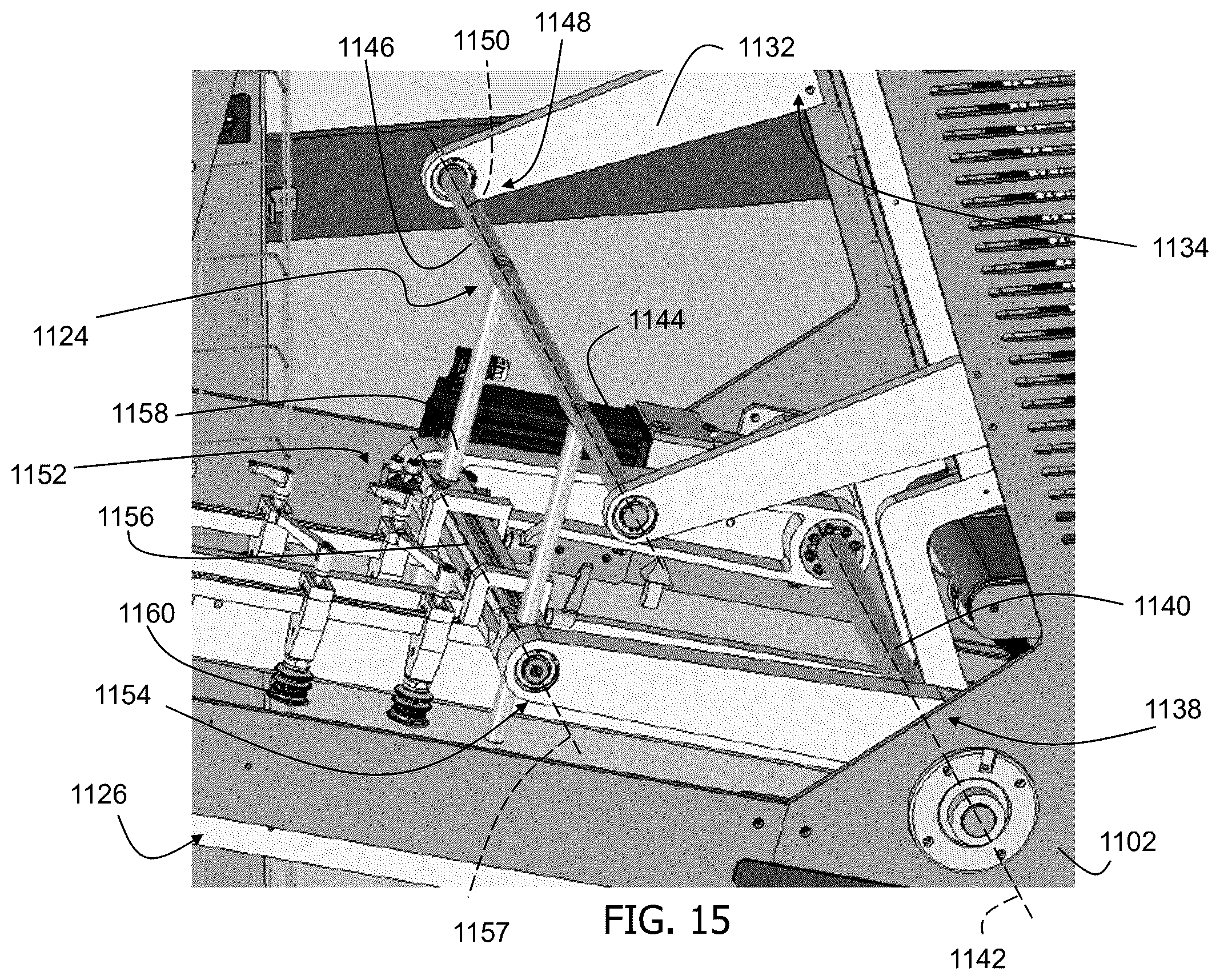 Patent US12496796 Figure 14 – Methods and machine for forming containers having top flange with glued corners