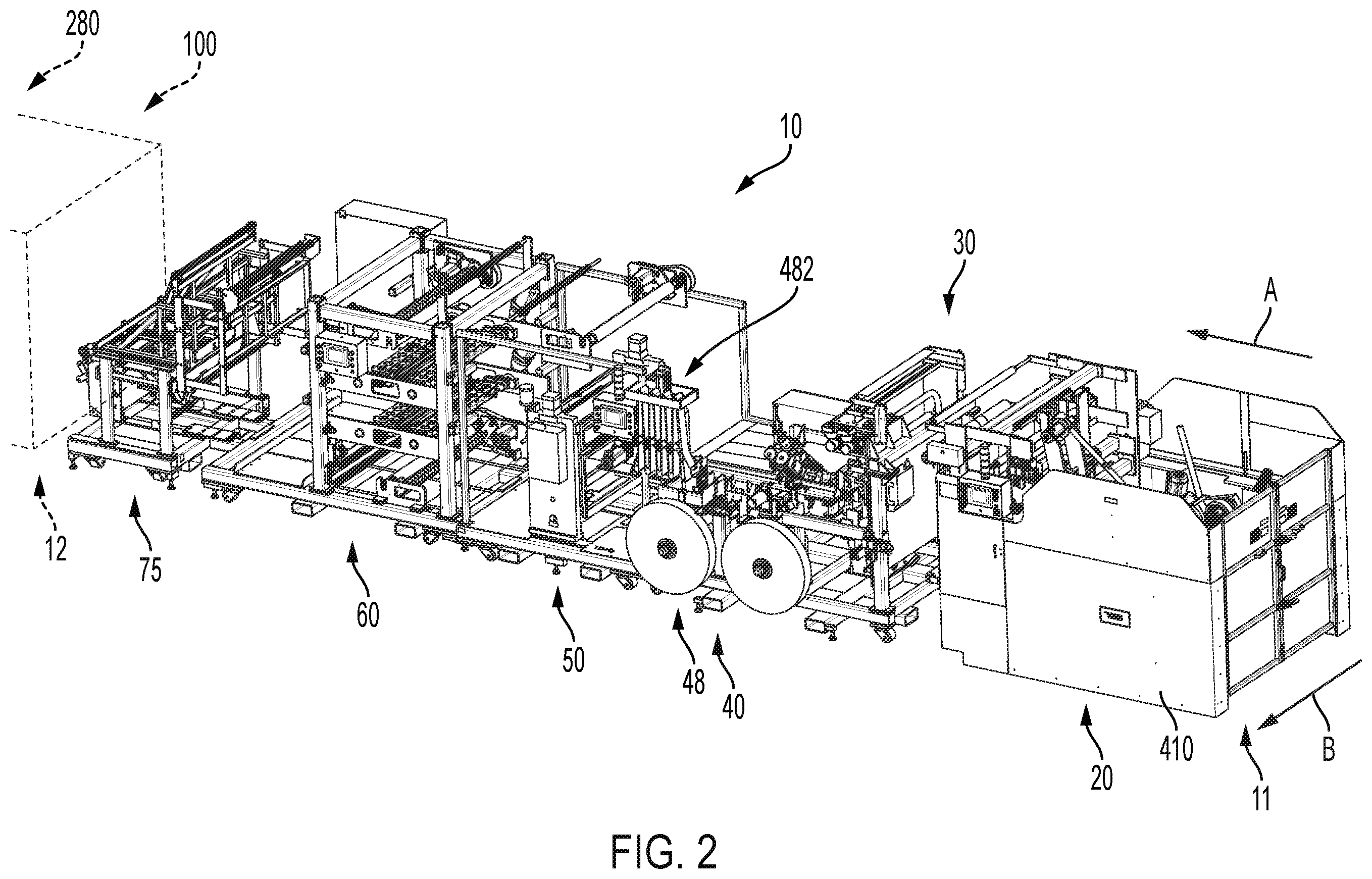 Patent US12496797 Figure 2 – Bag making machines and methods thereof