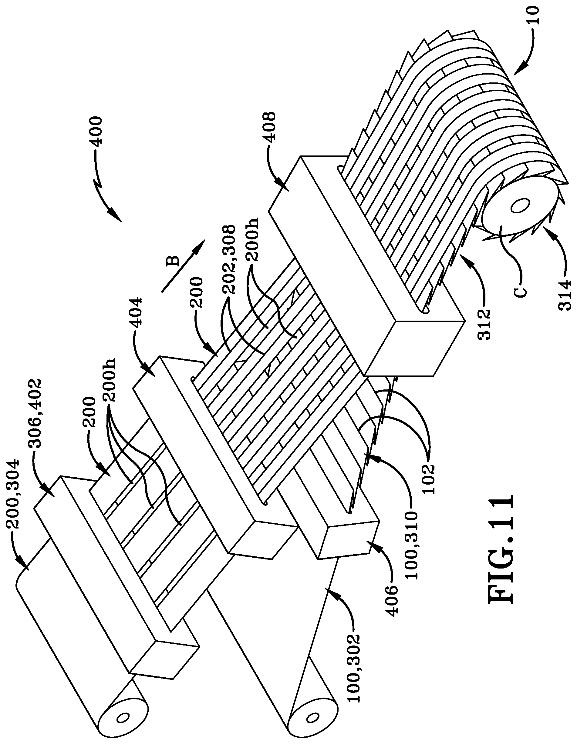 Patent US12496798 Figure 7 – Method of forming a packaging enclosure with an expandable packaging material