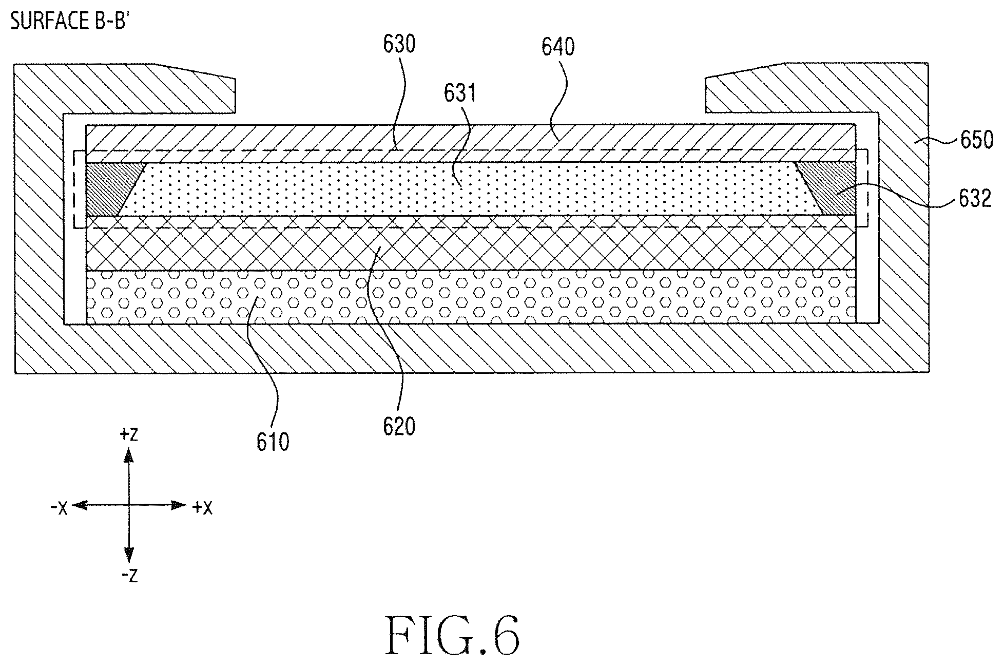 Patent US12496799 Figure 6 – Electronic device including foldable display