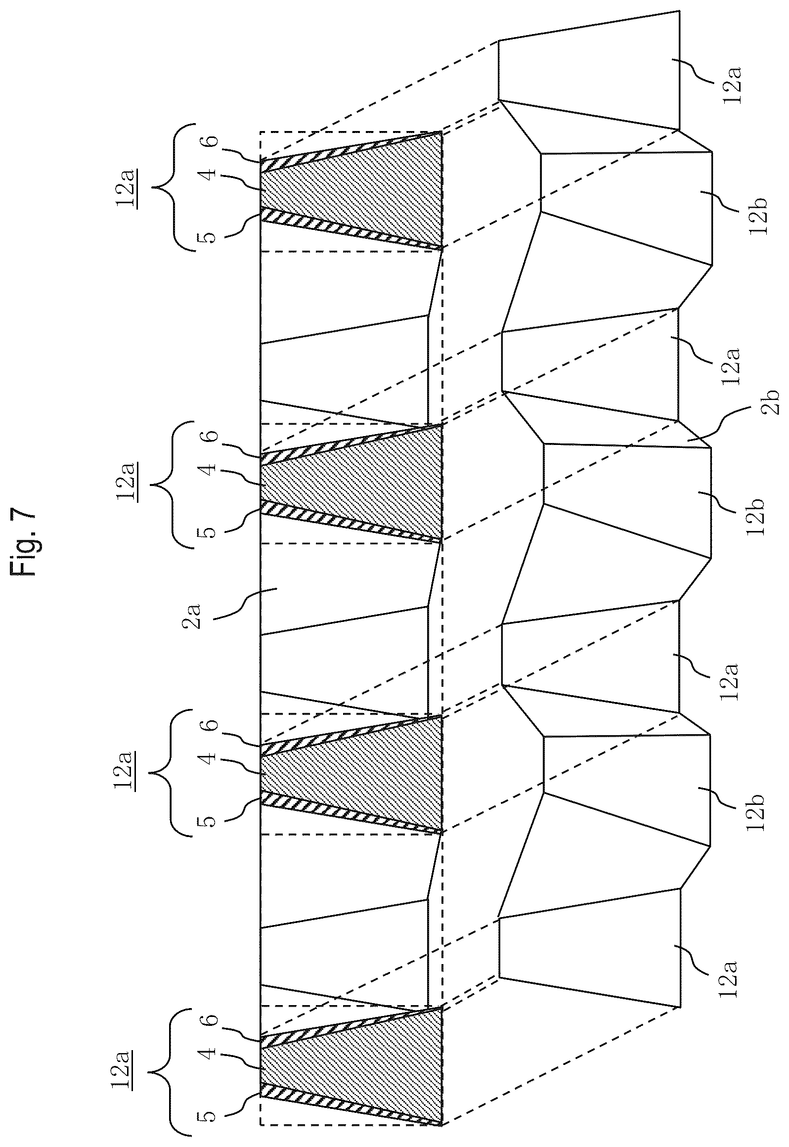 Patent US12496800 Figure 7 – Ribbon laminated body