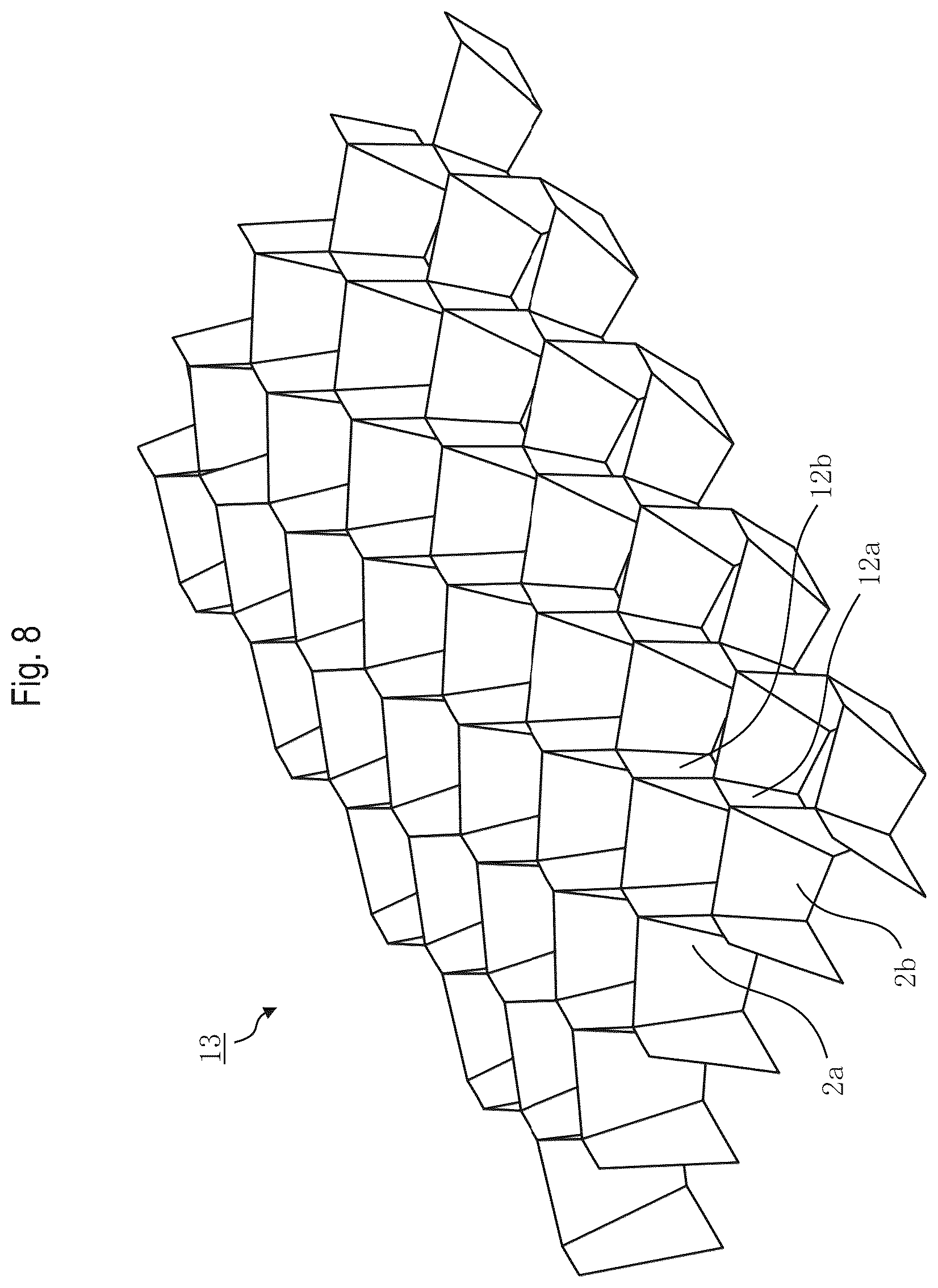 Patent US12496800 Figure 8 – Ribbon laminated body