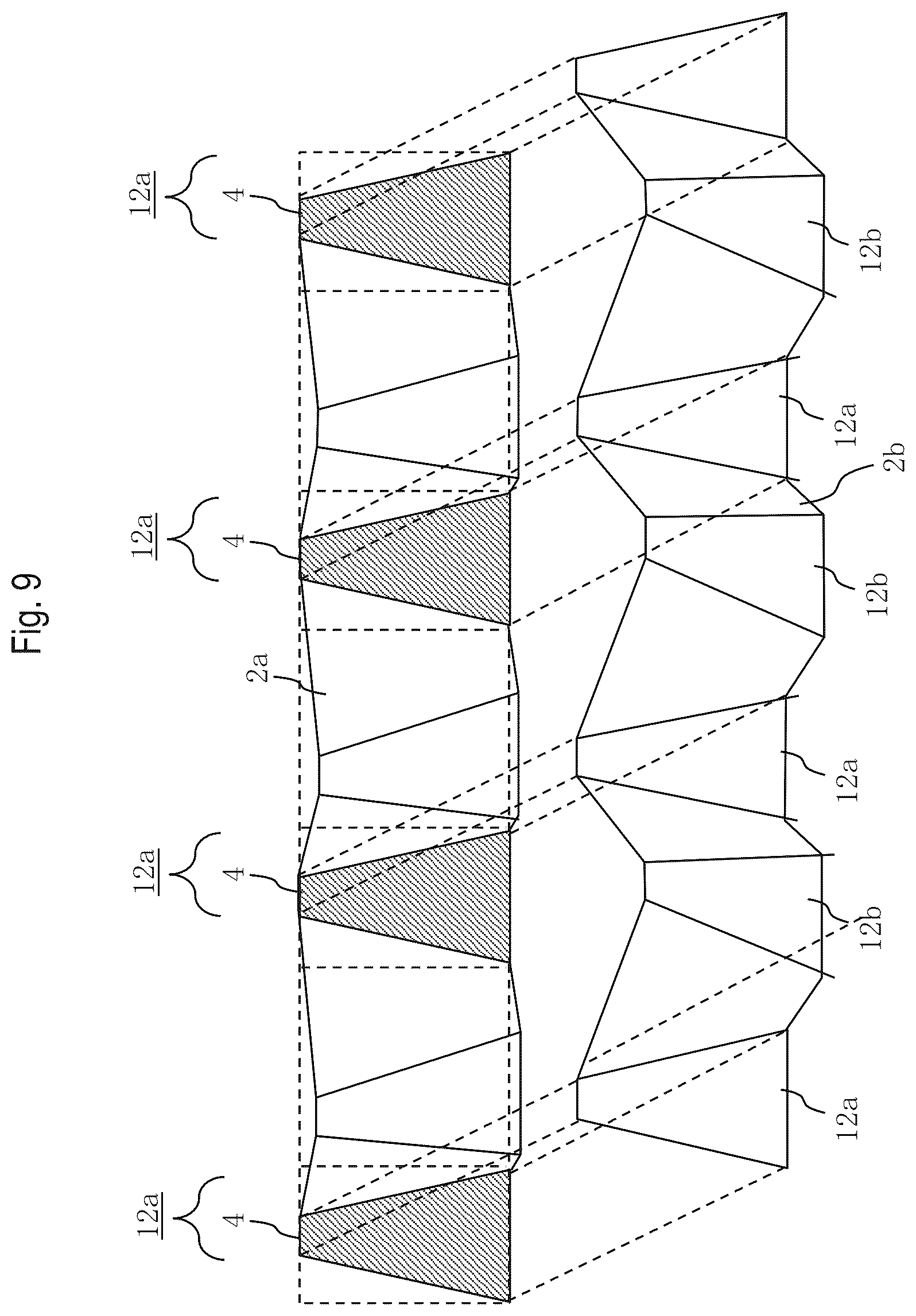 Patent US12496800 Figure 9 – Ribbon laminated body