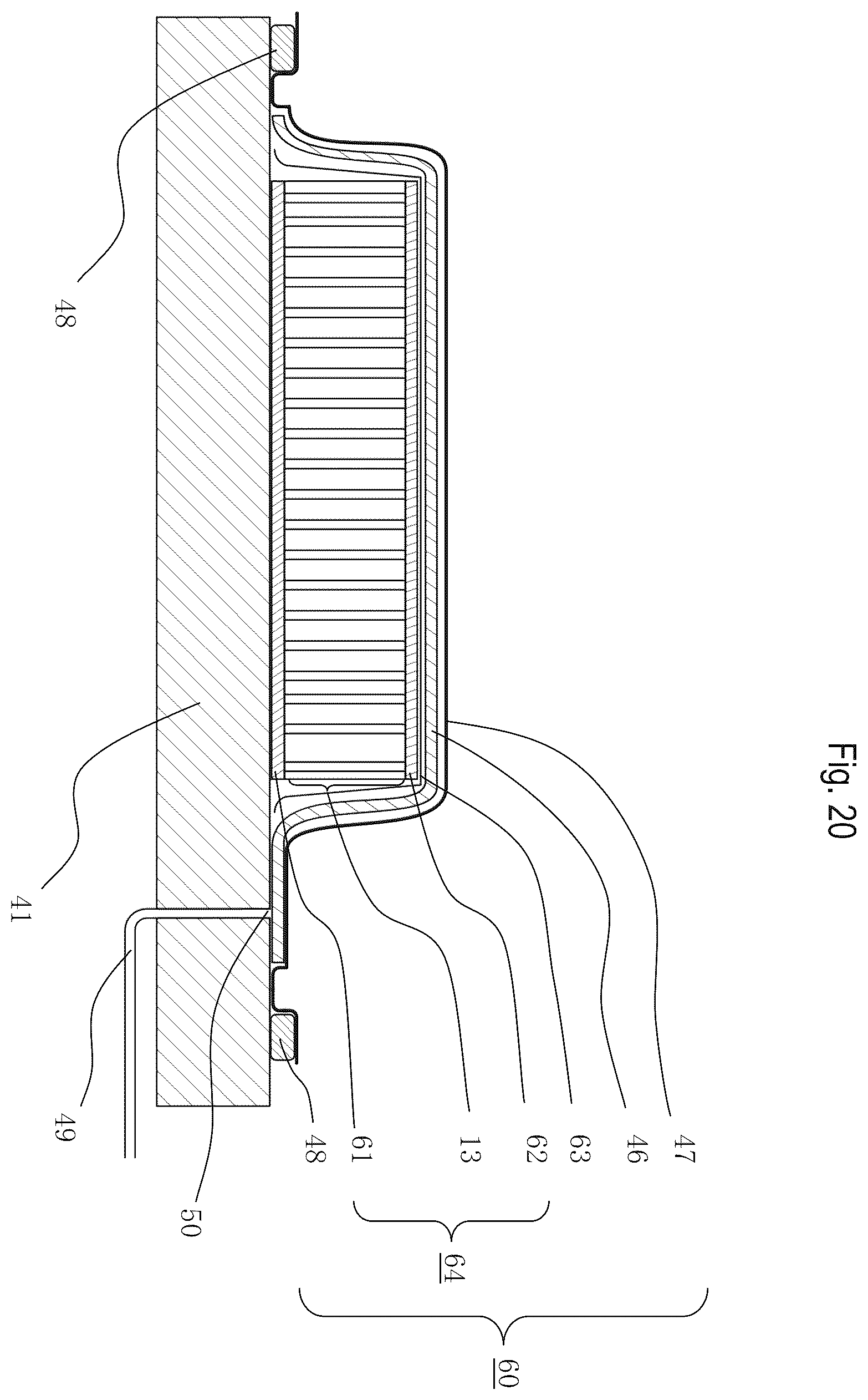 Patent US12496800 Figure 20 – Ribbon laminated body