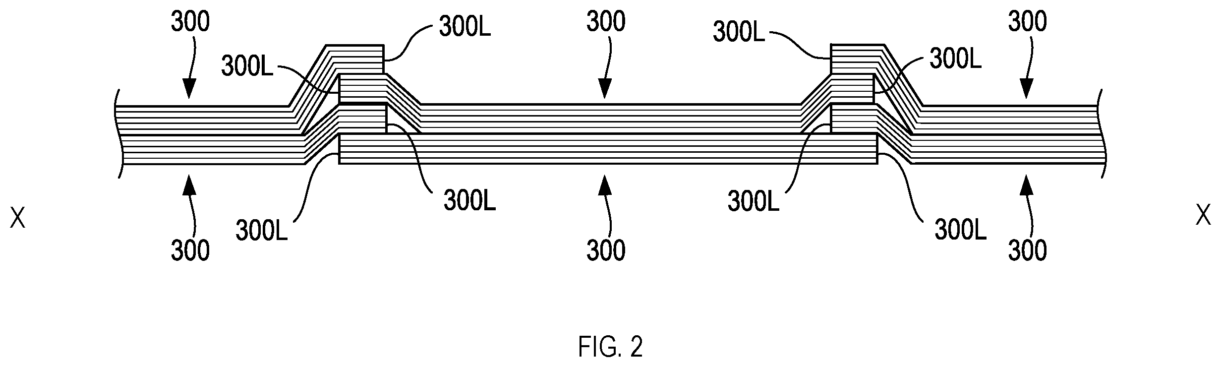Patent US12496803 Figure 2 – Multilayer magnetic sheet