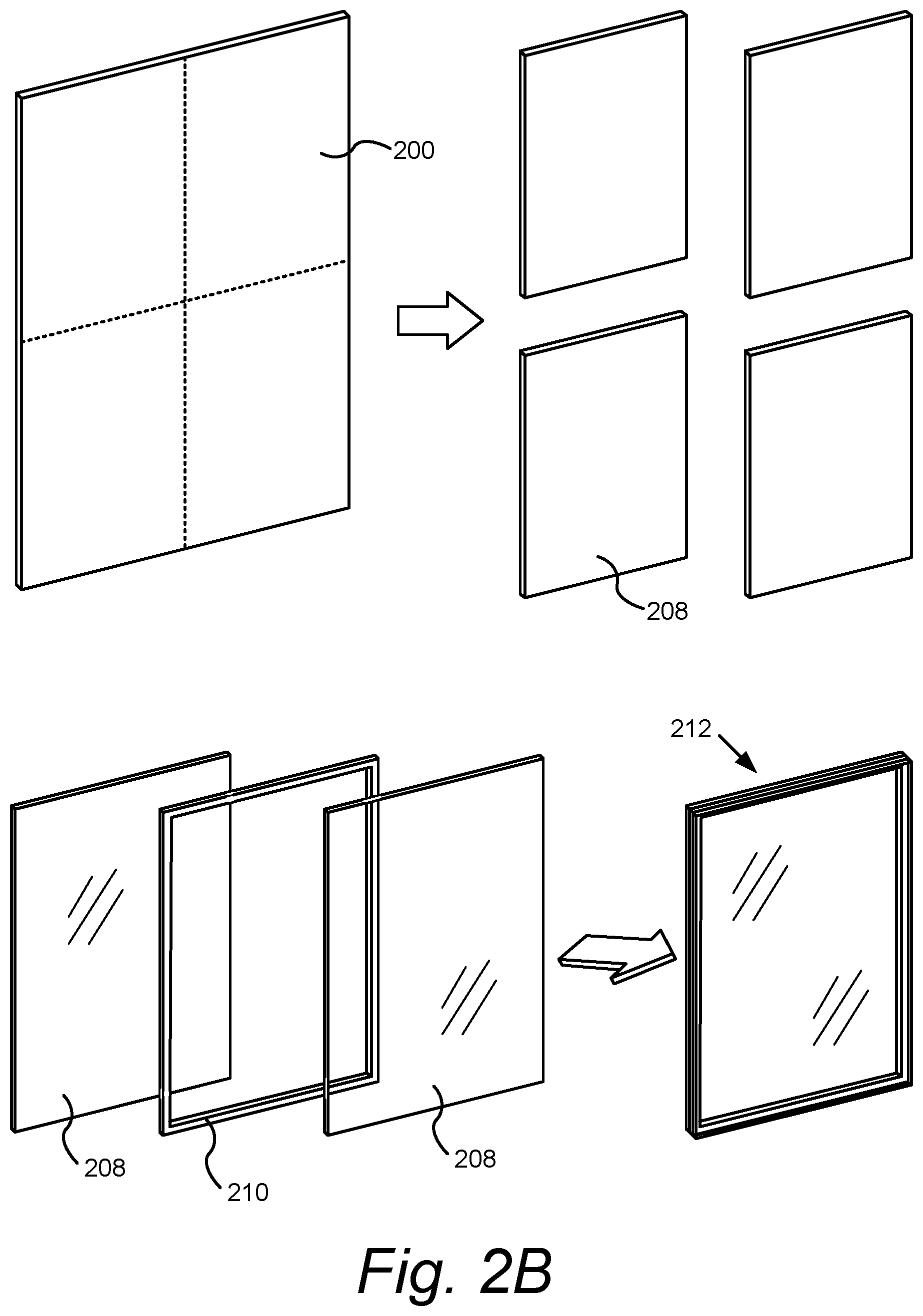 Patent US12496809 Figure 4 – Electrochromic window fabrication methods
