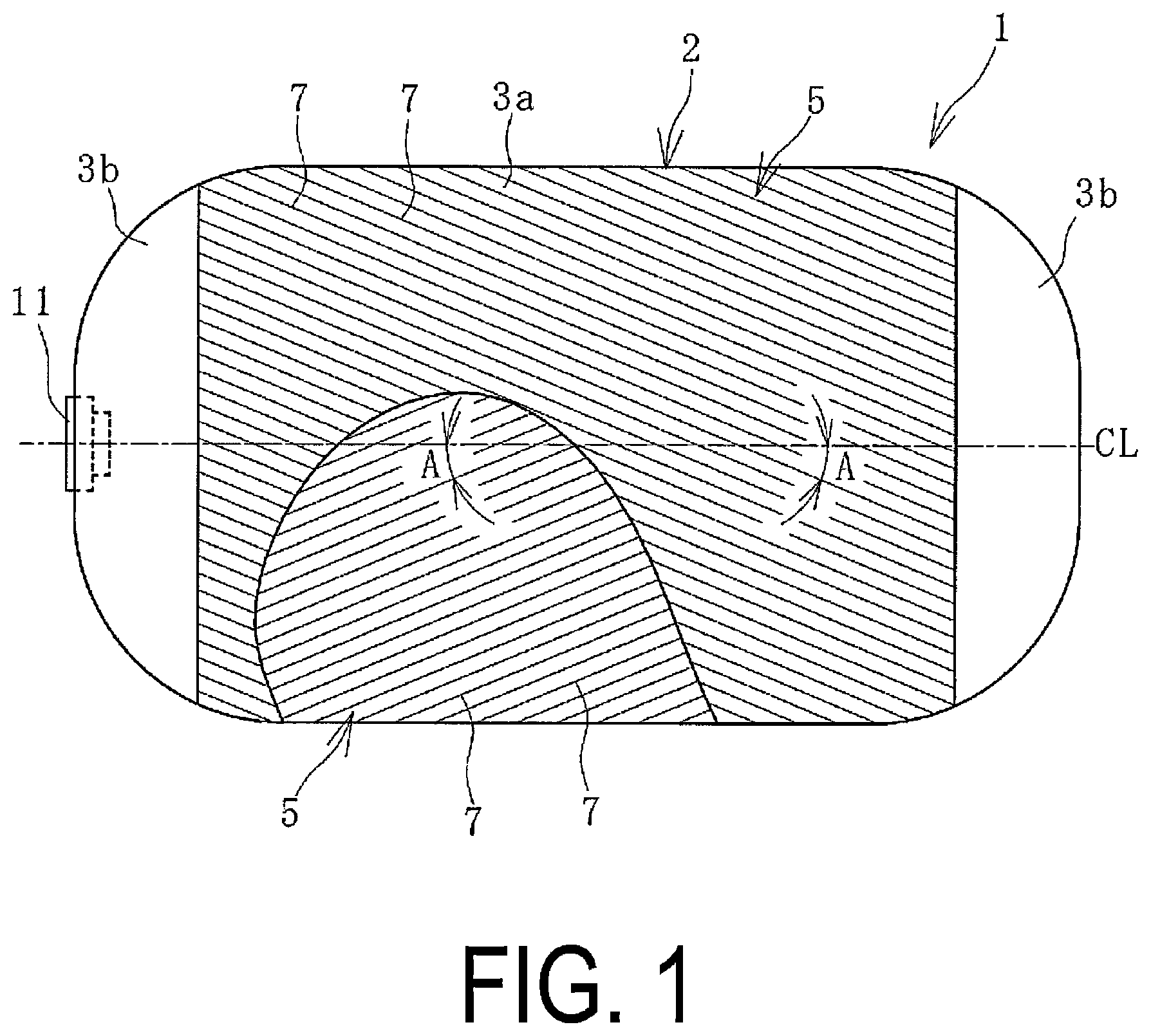 Patent US12496811 Figure 1 – Rubber product and method of producing same
