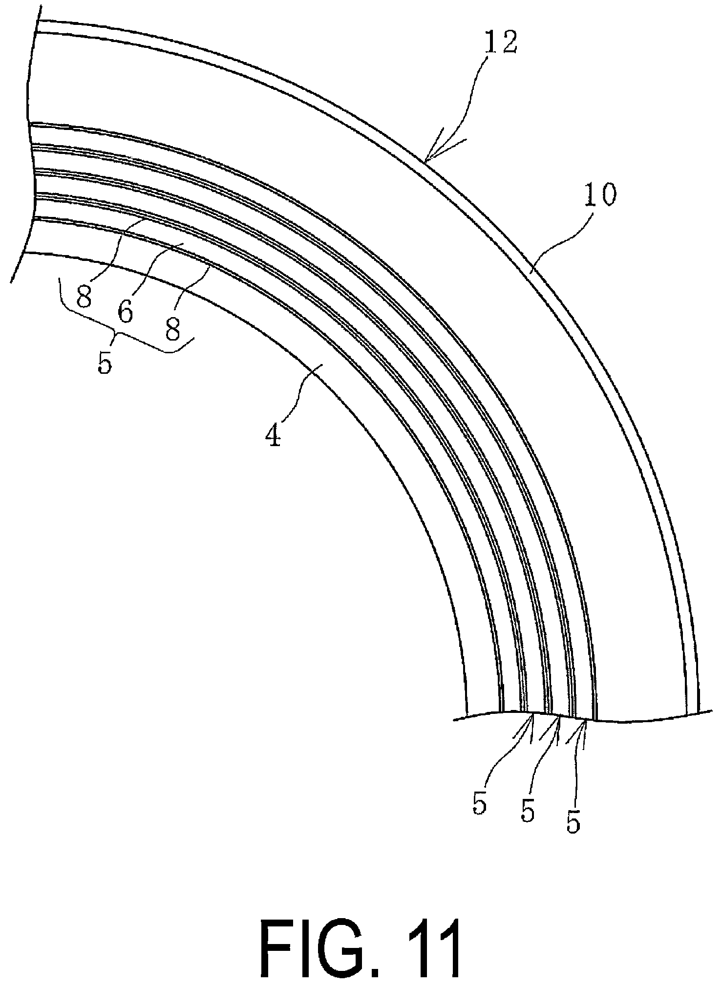 Patent US12496811 Figure 11 – Rubber product and method of producing same