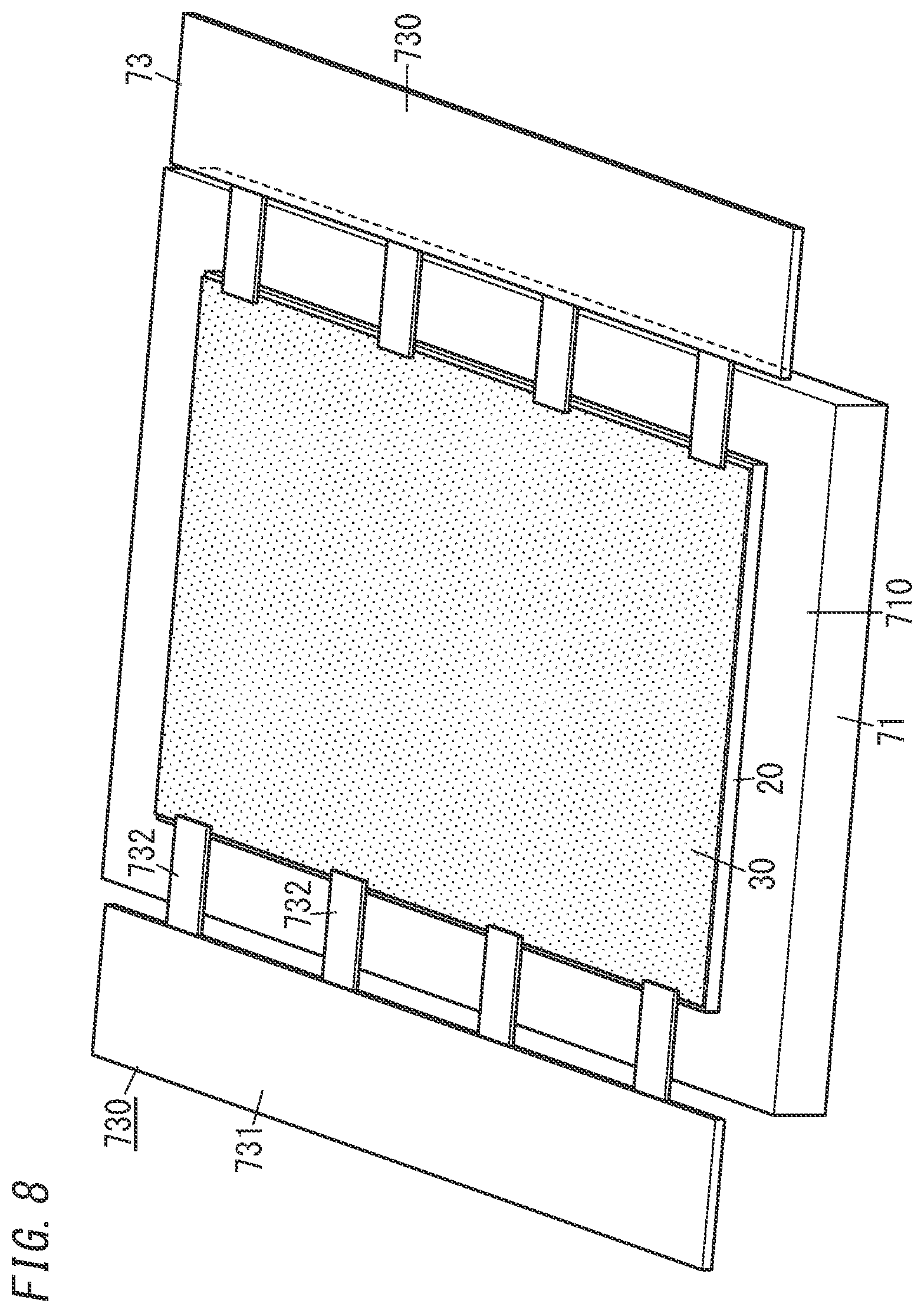 Patent US12496818 Figure 8 – Method for manufacturing multi-layer stack