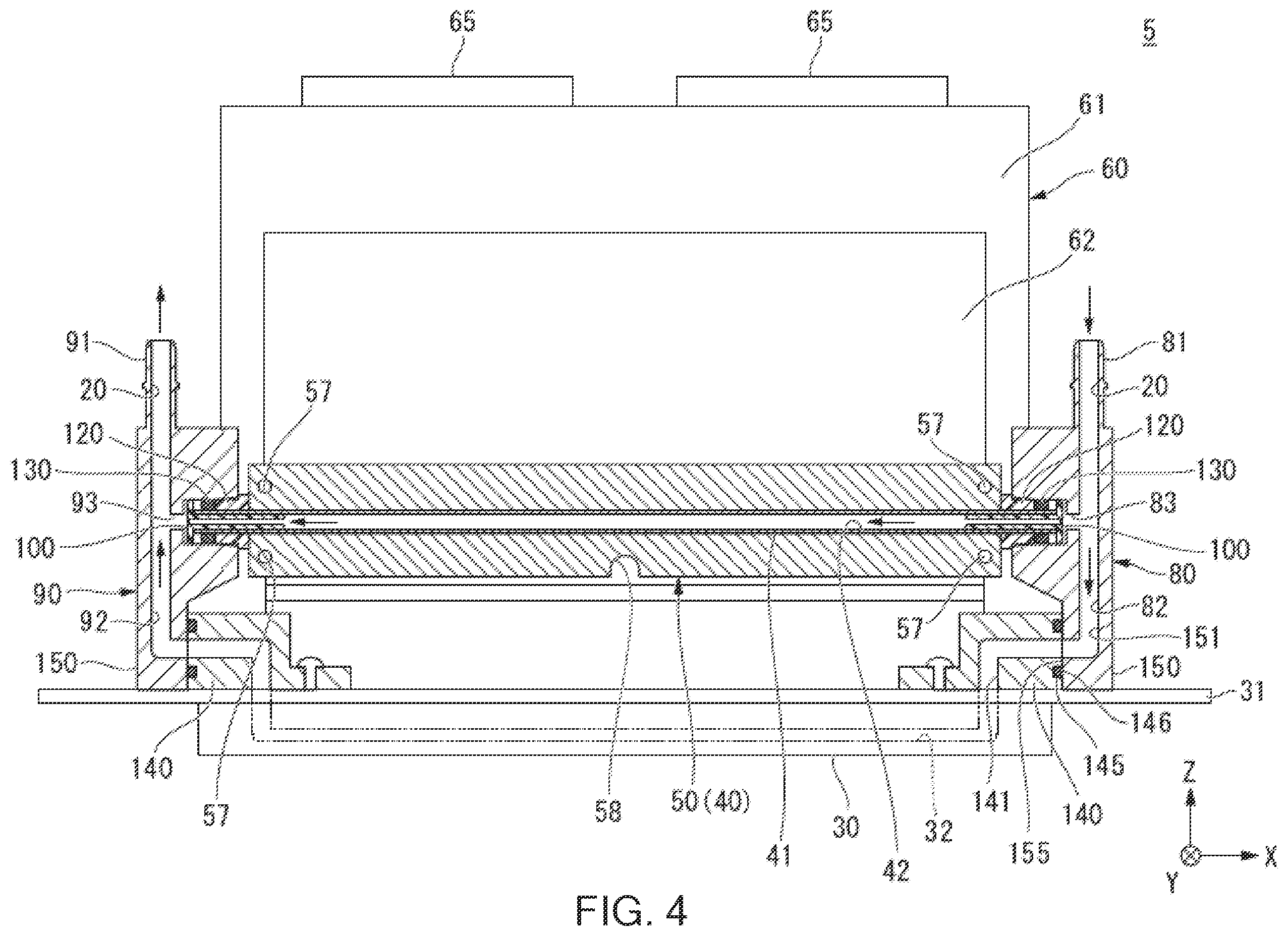 Patent US12496823 Figure 4 – Liquid jet head, liquid jet recording device, and method of manufacturing liquid jet head