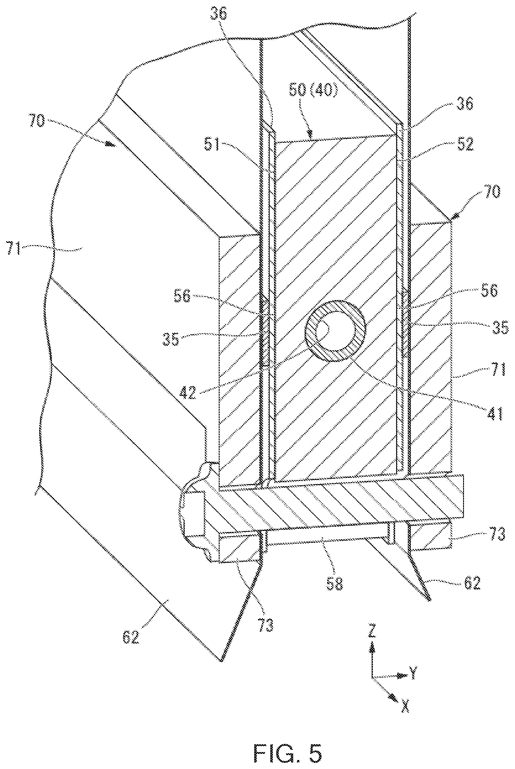 Patent US12496823 Figure 5 – Liquid jet head, liquid jet recording device, and method of manufacturing liquid jet head