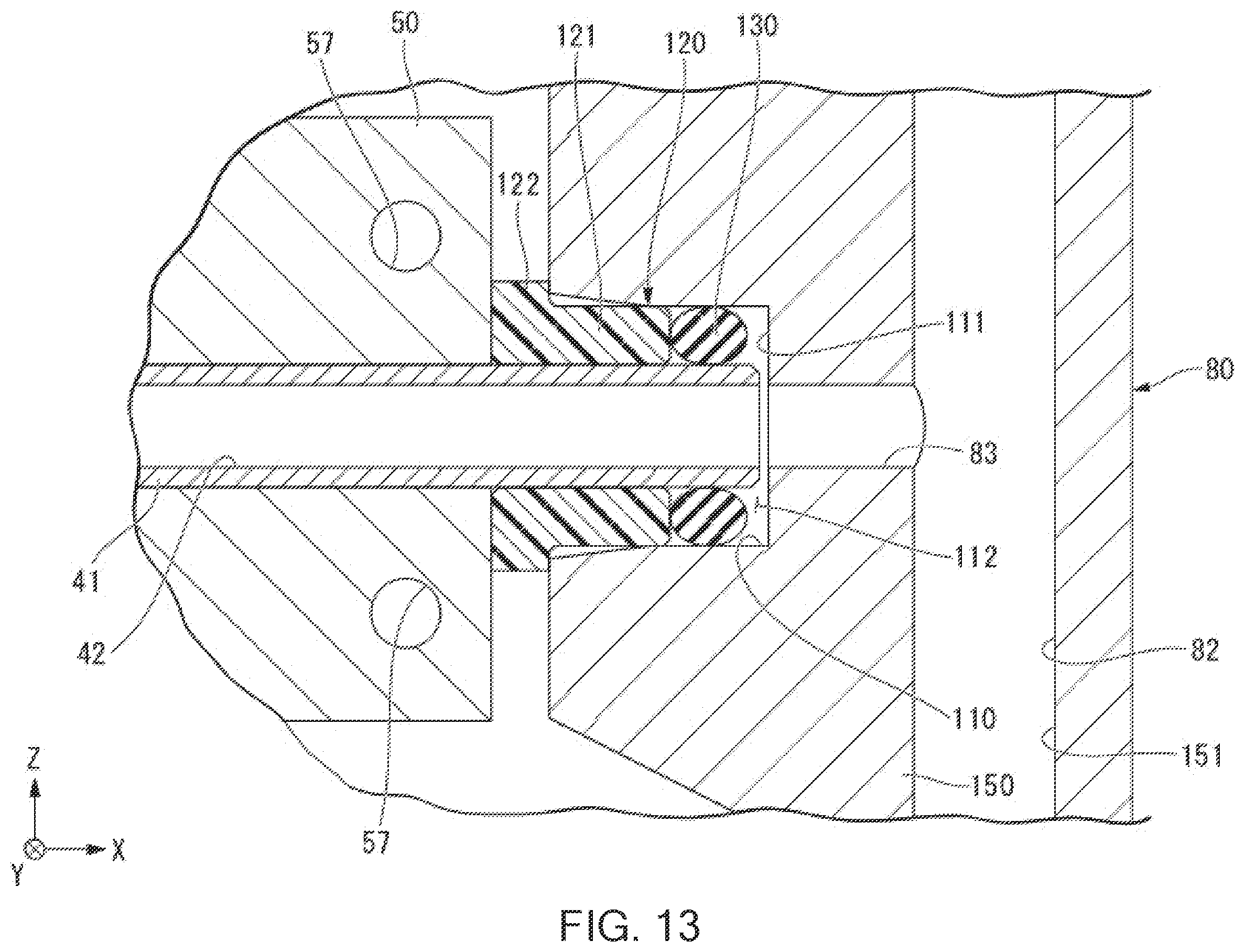 Patent US12496823 Figure 12 – Liquid jet head, liquid jet recording device, and method of manufacturing liquid jet head