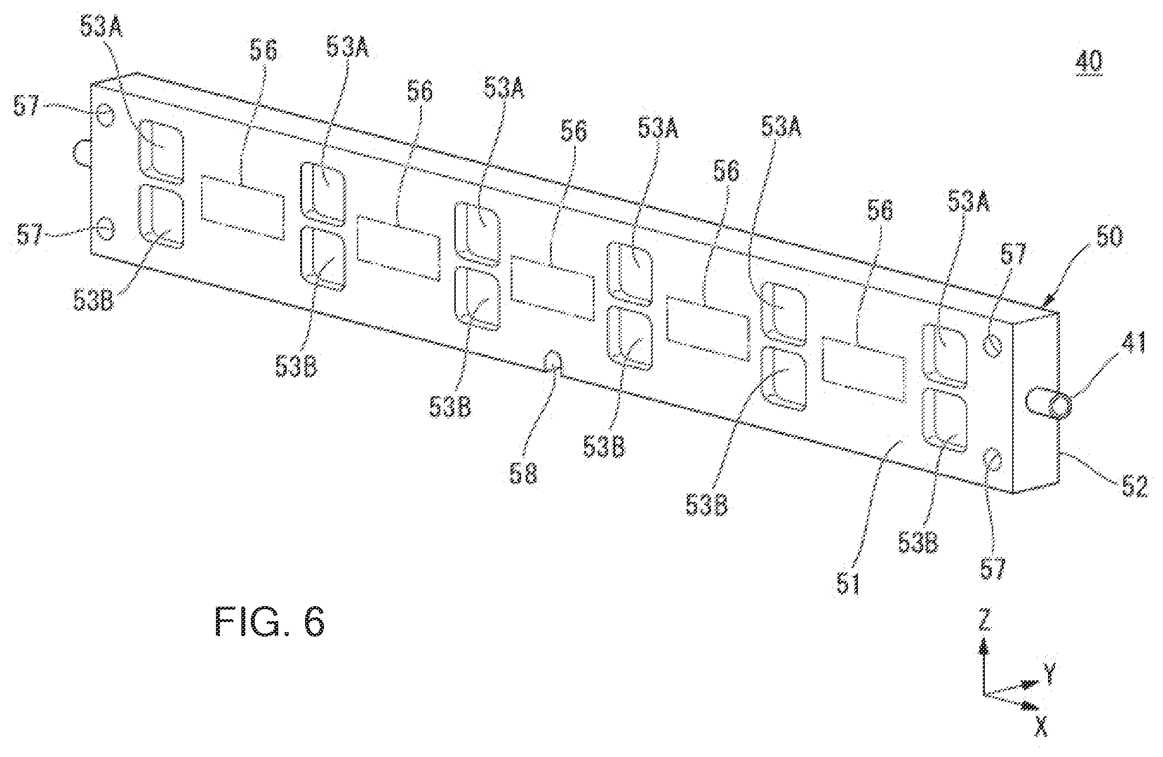 Patent US12496824 Figure 6 – Liquid jet head, liquid jet recording device, and method of assembling liquid jet head