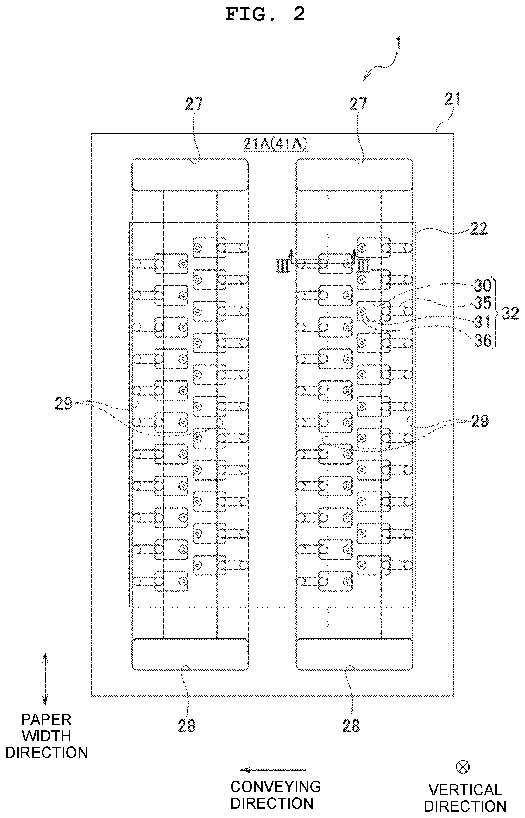 Patent US12496825 Figure 2 – Liquid discharging head