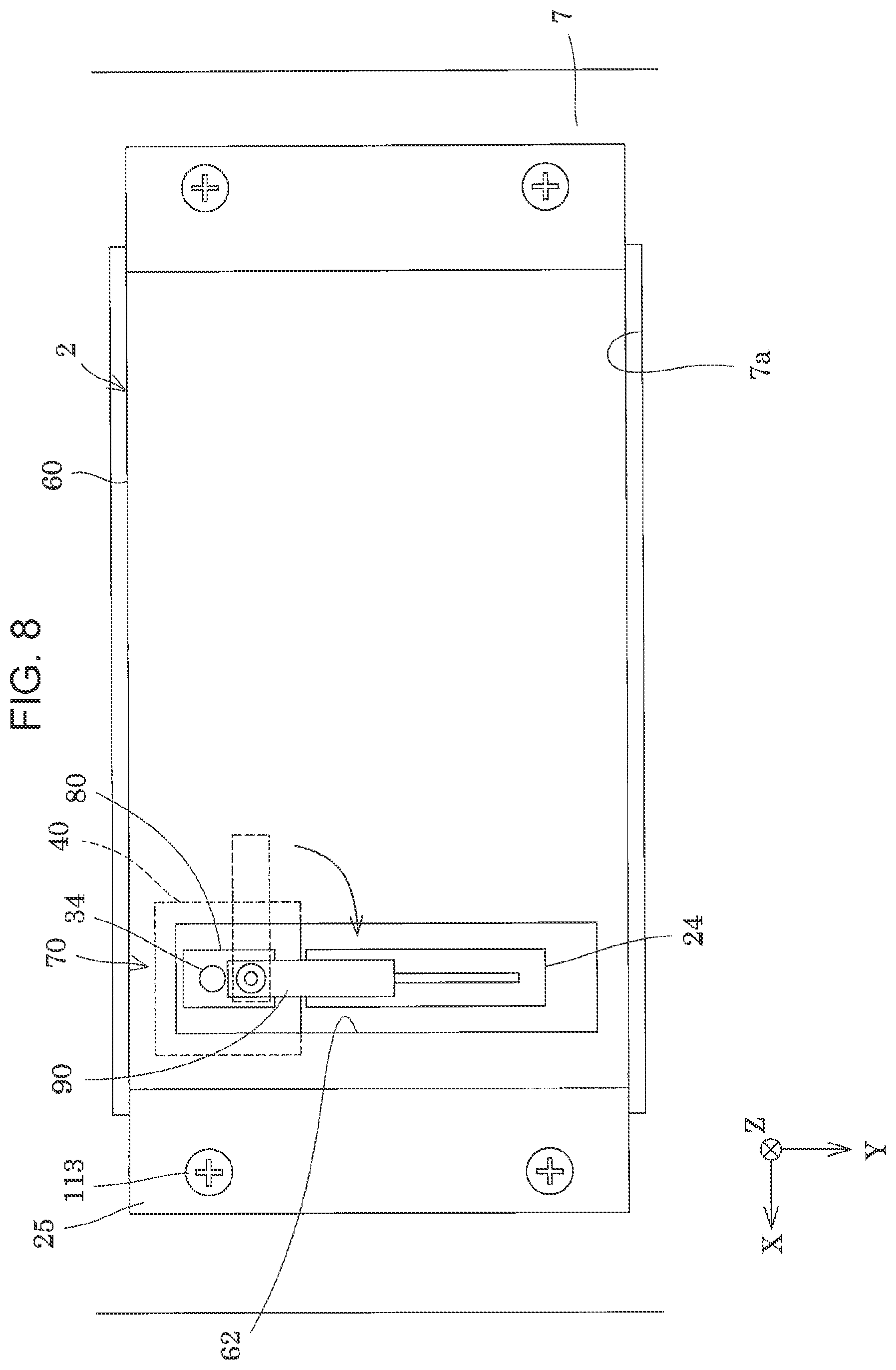 Patent US12496827 Figure 7 – Liquid ejecting apparatus