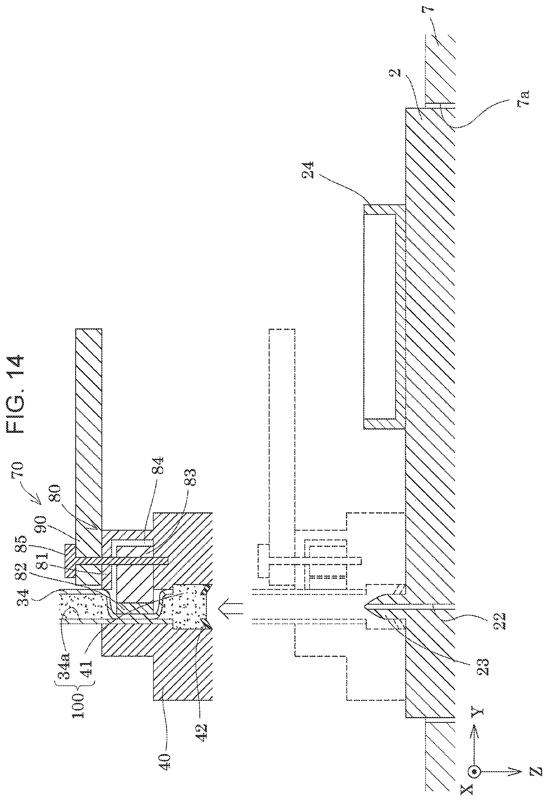 Patent US12496827 Figure 13 – Liquid ejecting apparatus